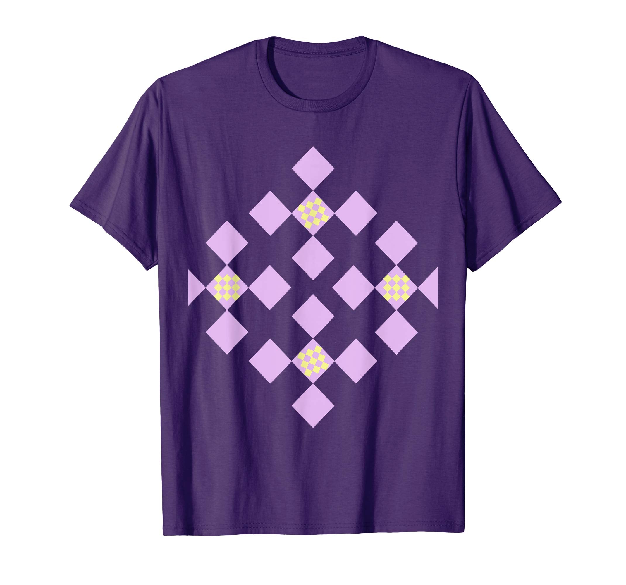 Easter Argyle Lavender Pastel Diamond Shape T-Shirt