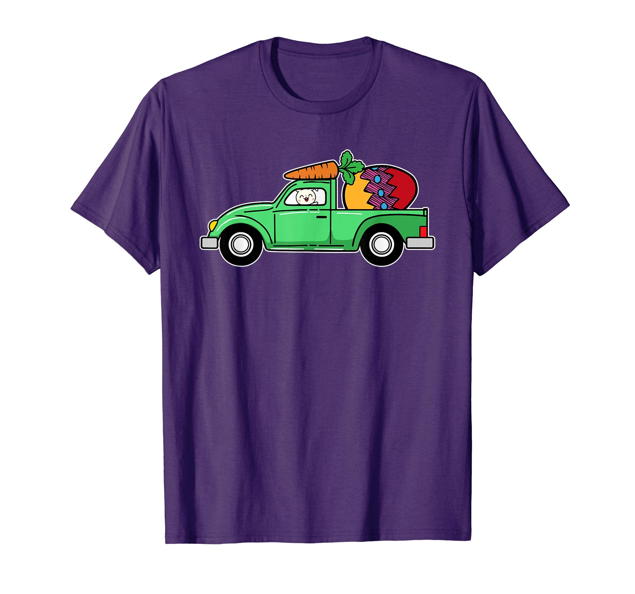 Easter Egg Carrot In A Pick Up Truck T Shirt Easter Bunny