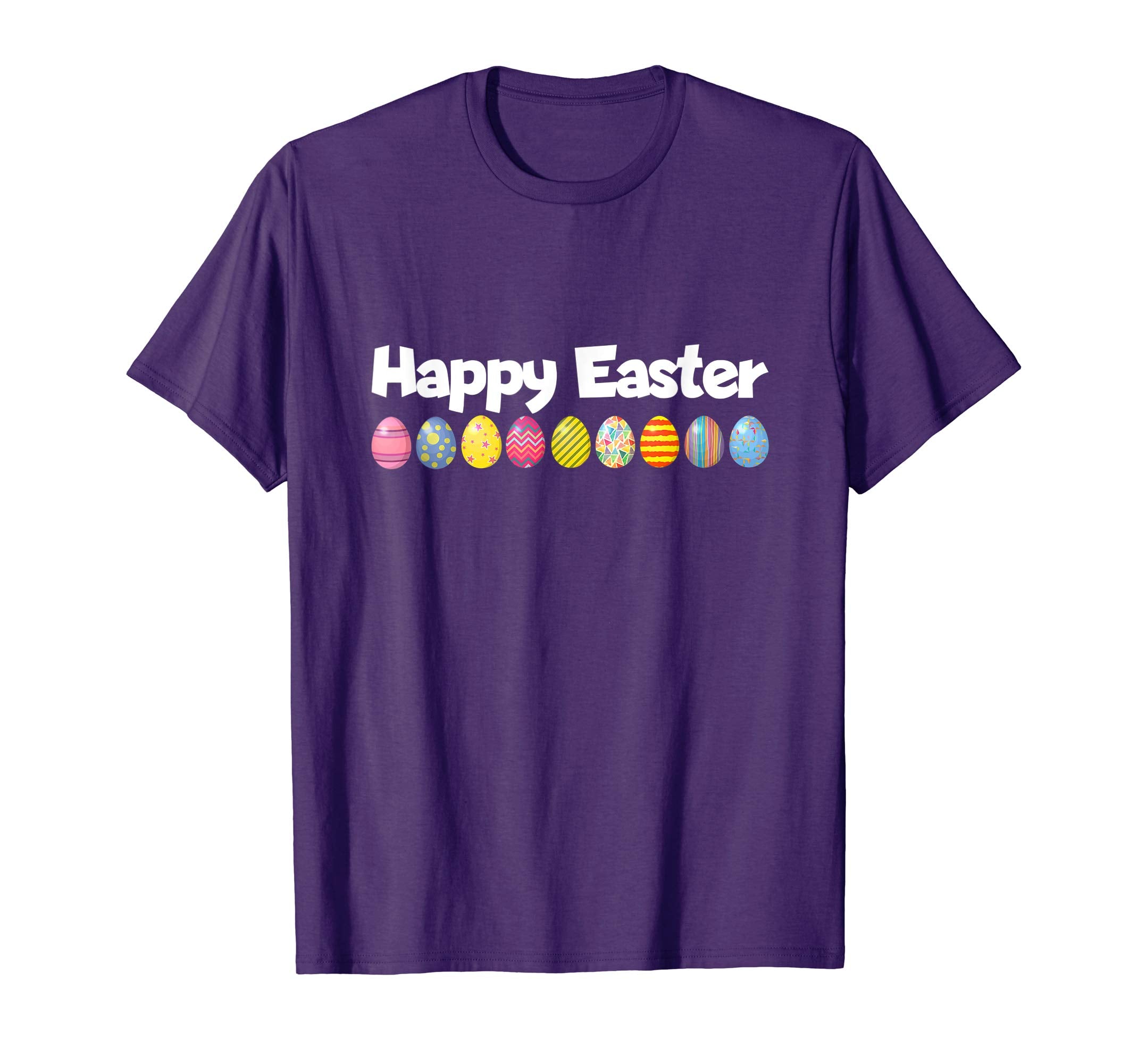 Happy Easter with Colorful Eggs T-Shirt Gift Idea