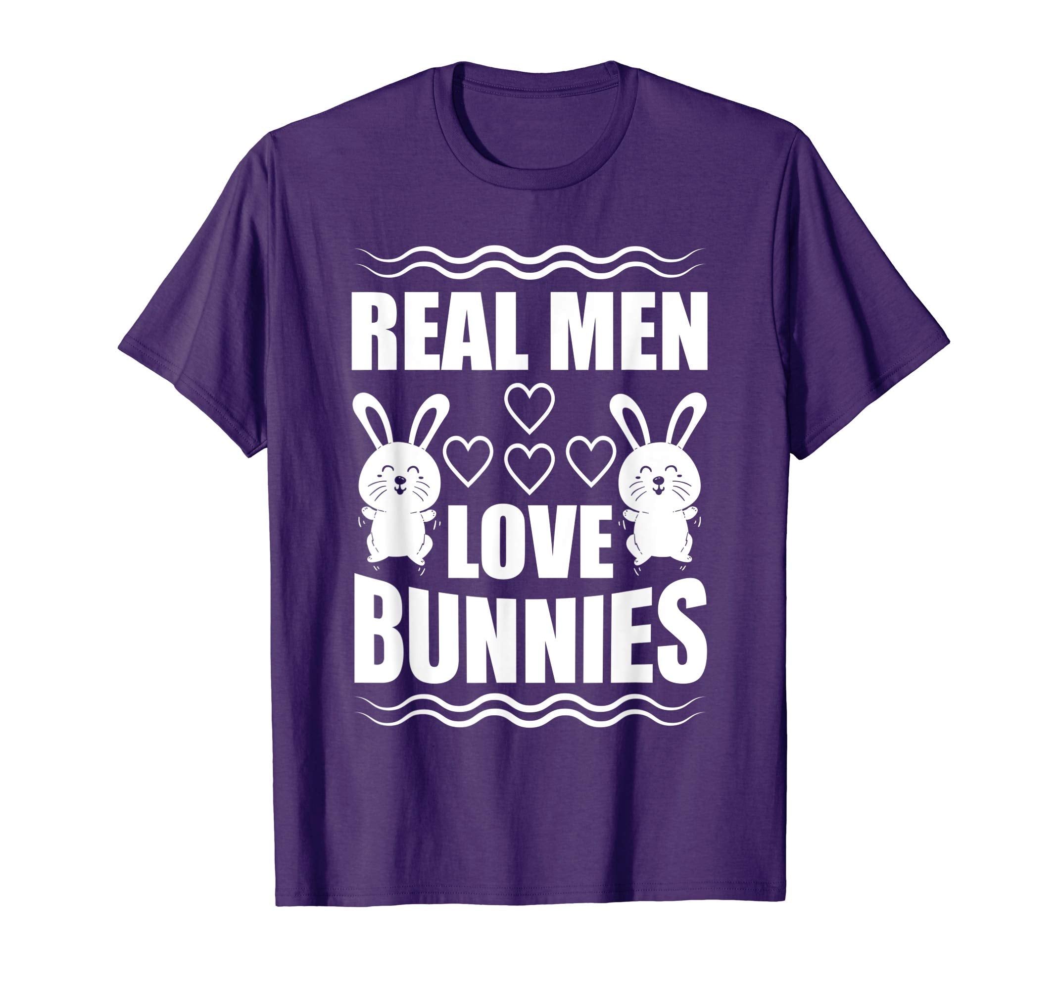 Funny Easter Bunny TShirt for men Real Men love Bunnies