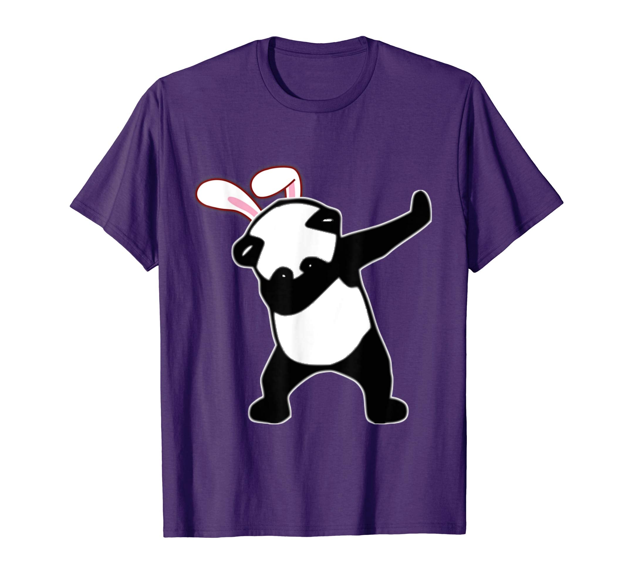 Easter Bunny Dabbing Panda Bear Tshirt Rabbit Ears Gift