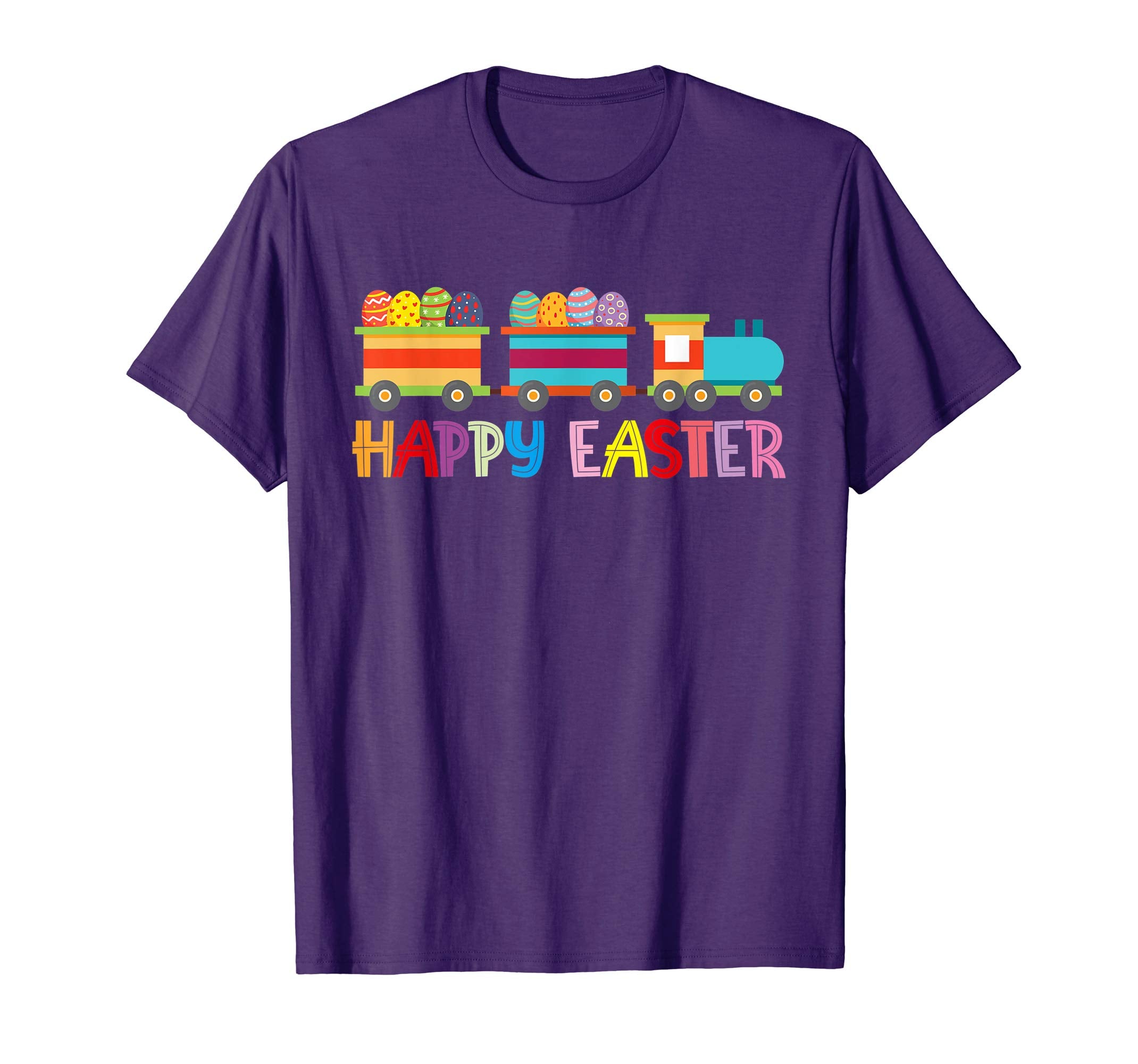 Happy Easter Train Egg Hunt Kid Boys Girls Outfit Gift Shirt