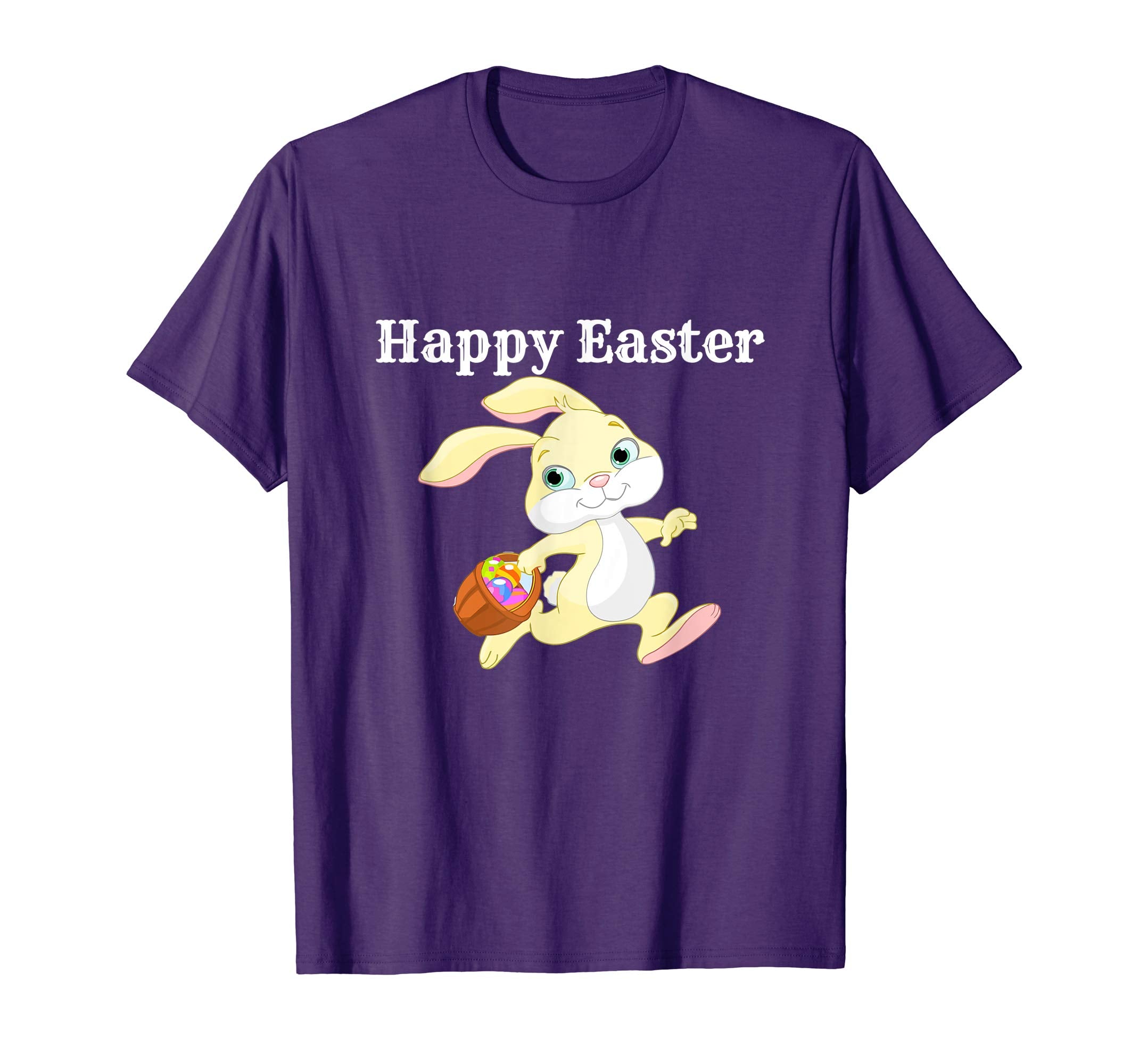 Happy Easter Spring Bunny Easter Egg Basket Cute T-Shirt