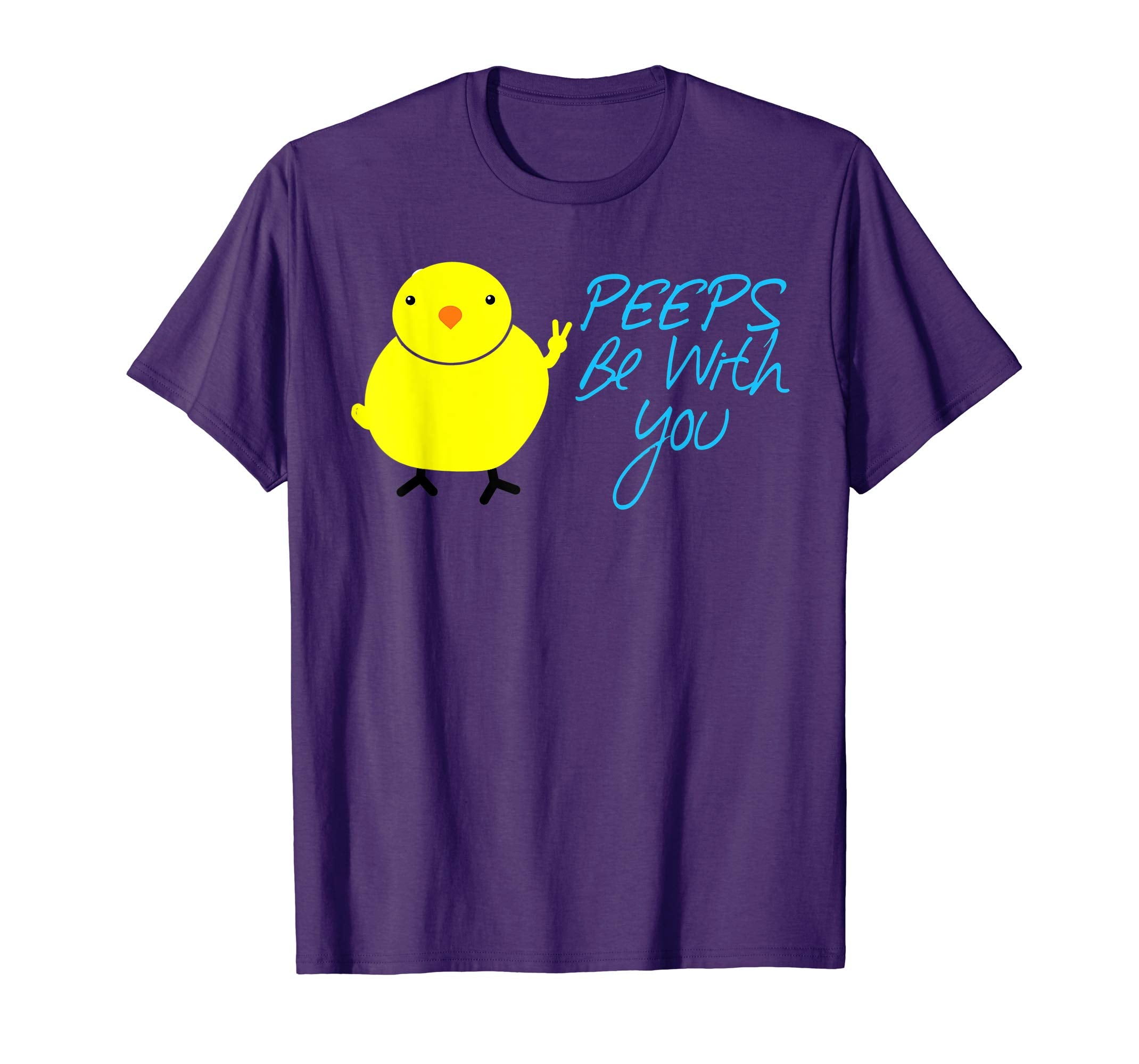Funny Peeps Chick Giving Peace Sign Easter Shirt