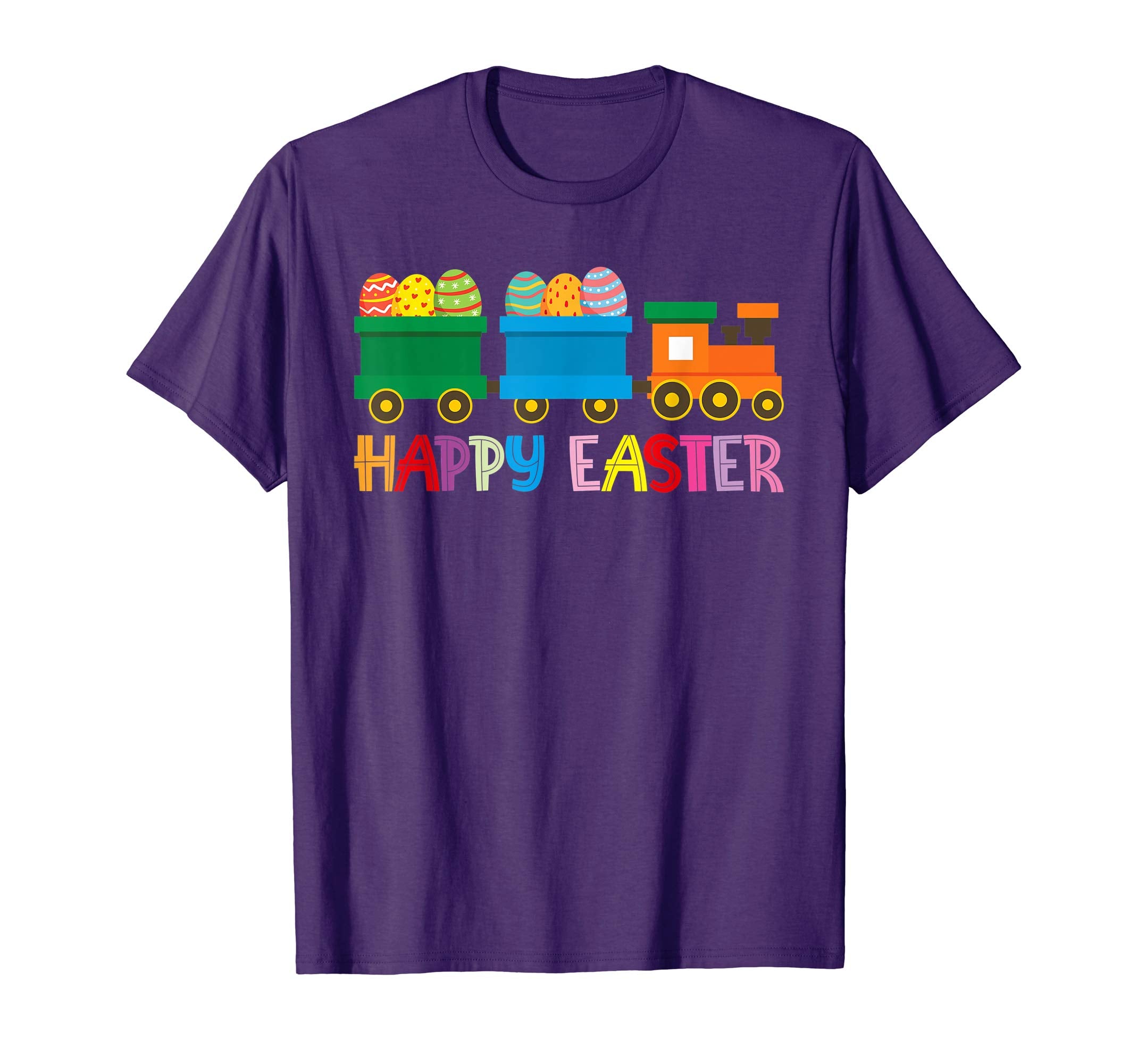 Happy Easter Train Egg Hunt Kid Boys Girls Outfit Gift Shirt