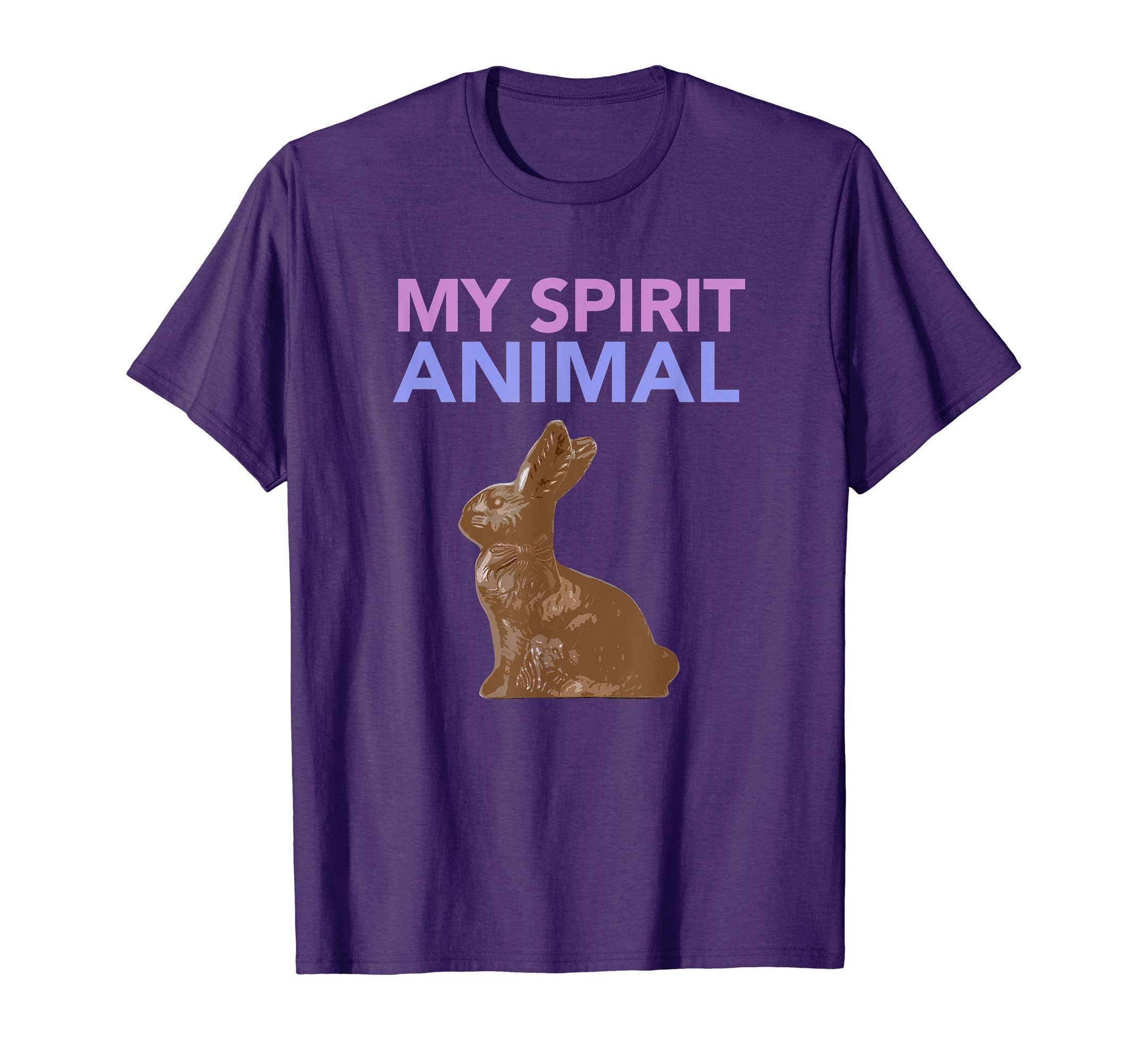 Chocolate Easter Bunny Spirit Animal Funny T-Shirt