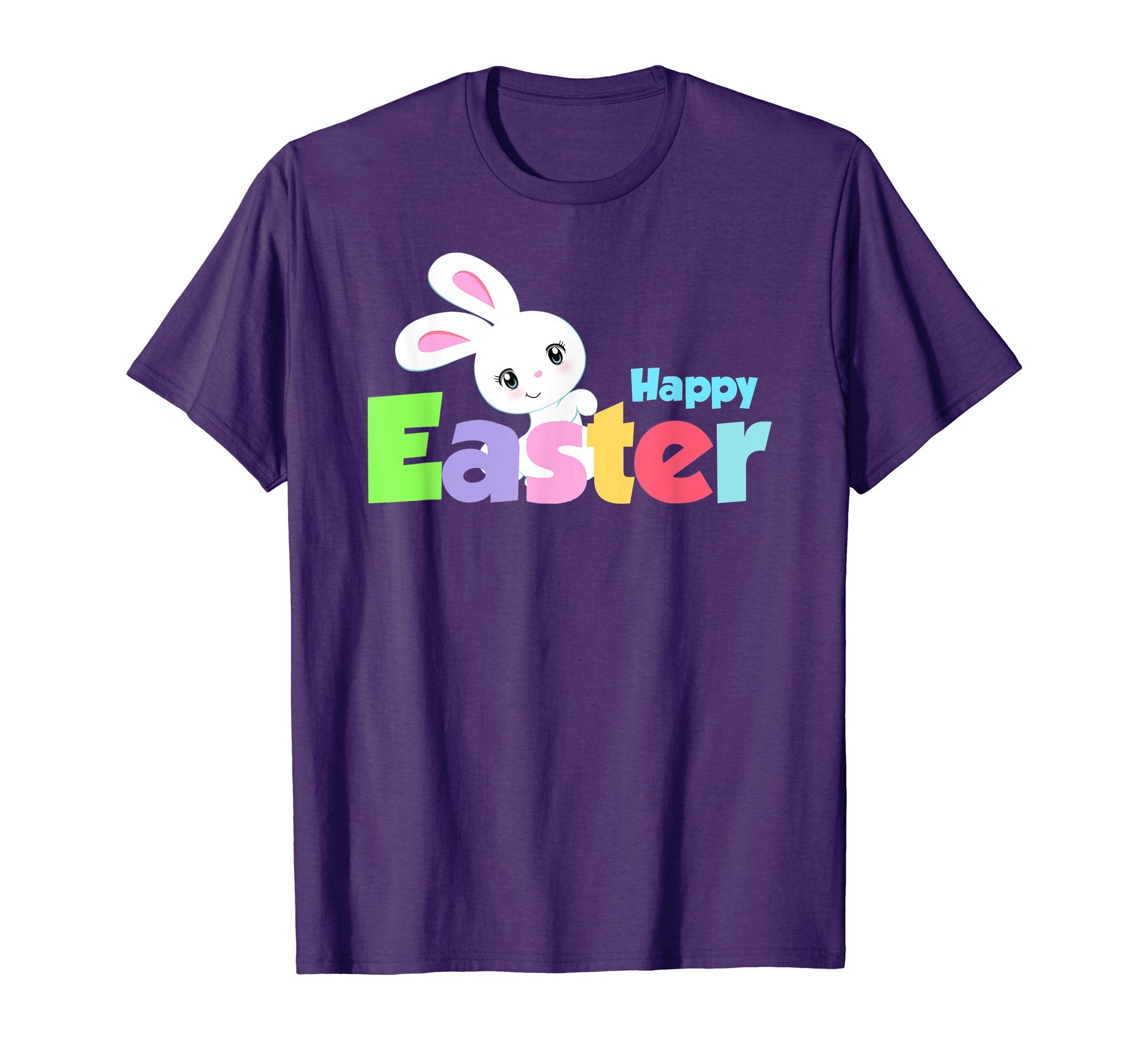 HAPPY EASTER Bunny T-Shirt Girls Kids Toddlers Love Bunnies