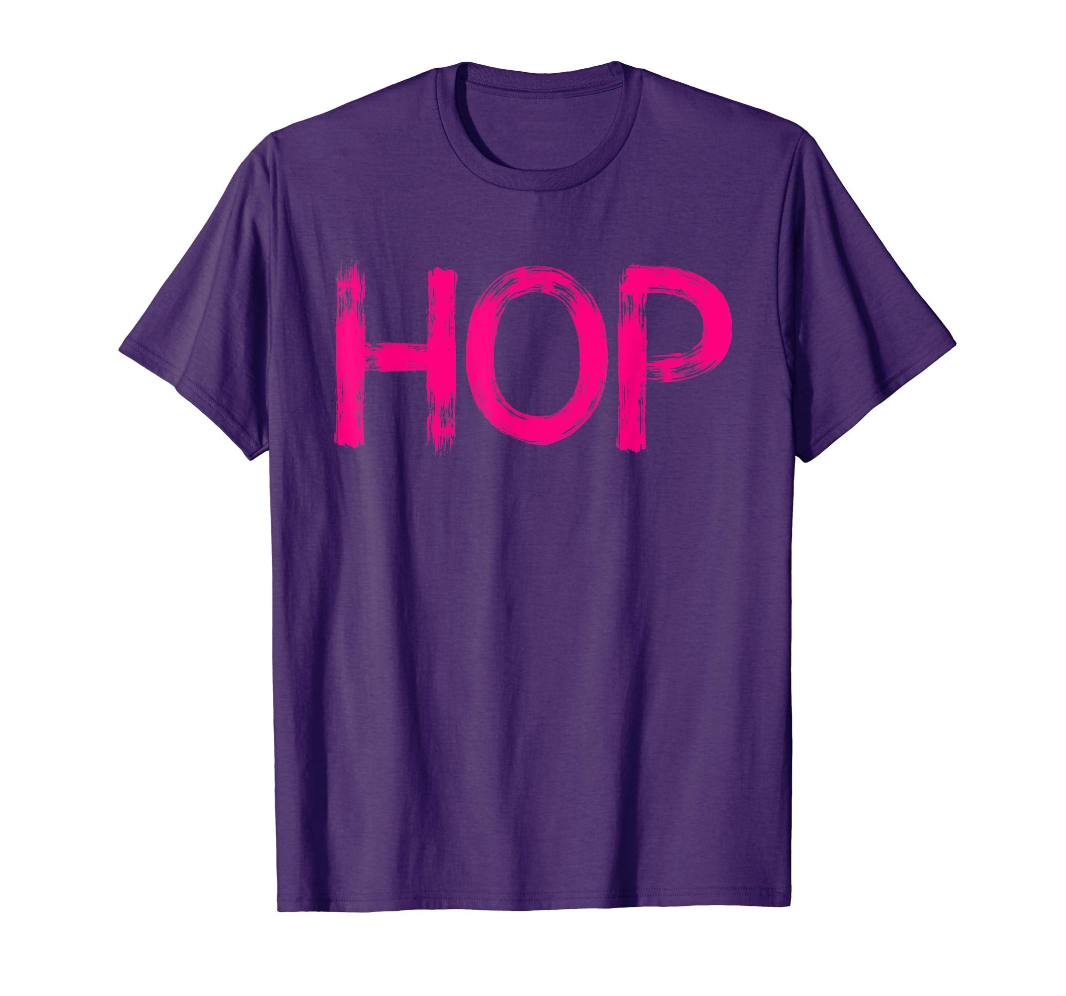 Hop T-shirt Easter Bunny Day Funny Pink Art Meme Tshirt