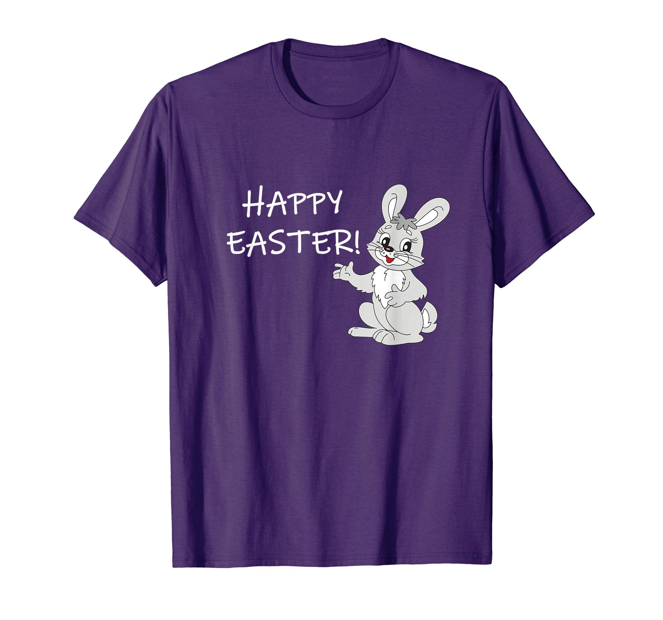 HAPPY EASTER Bunny rabbit t-shirt Kids Women Girls Gift