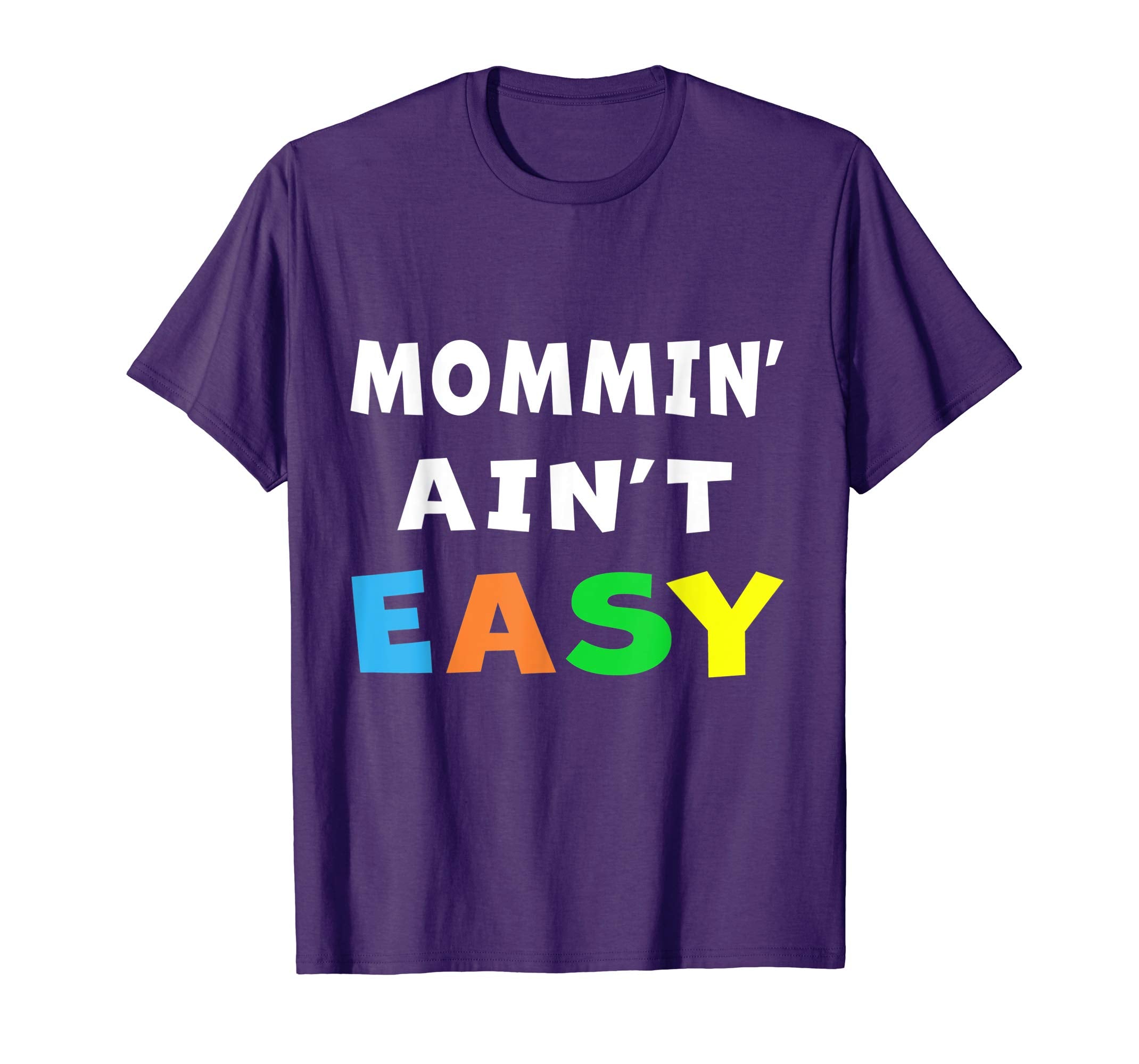 Mommin' Ain't Easy T-Shirt Gifts Easter Bunny Egg Tee NYC
