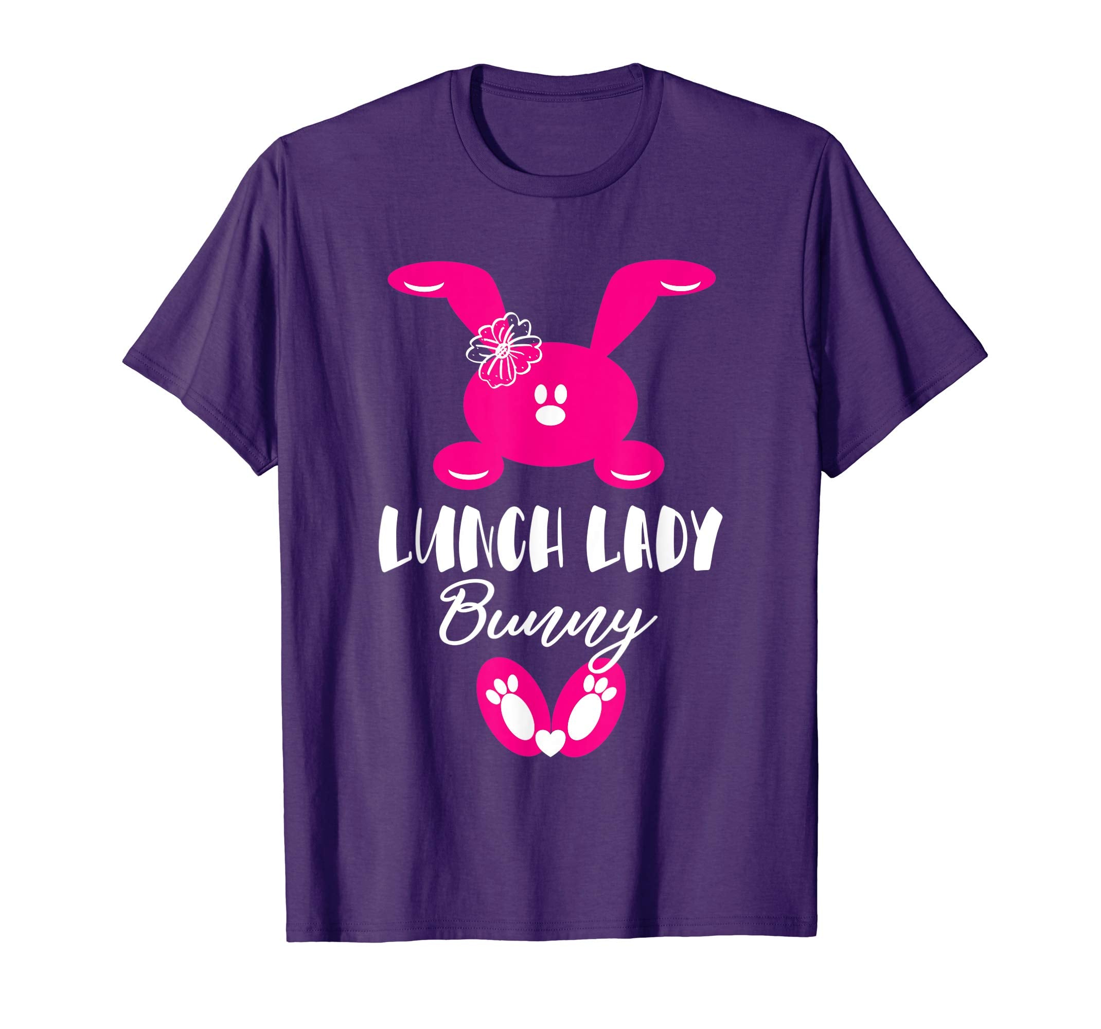 Easter Costume TShirt Lunch Lady Bunny School Party Gift