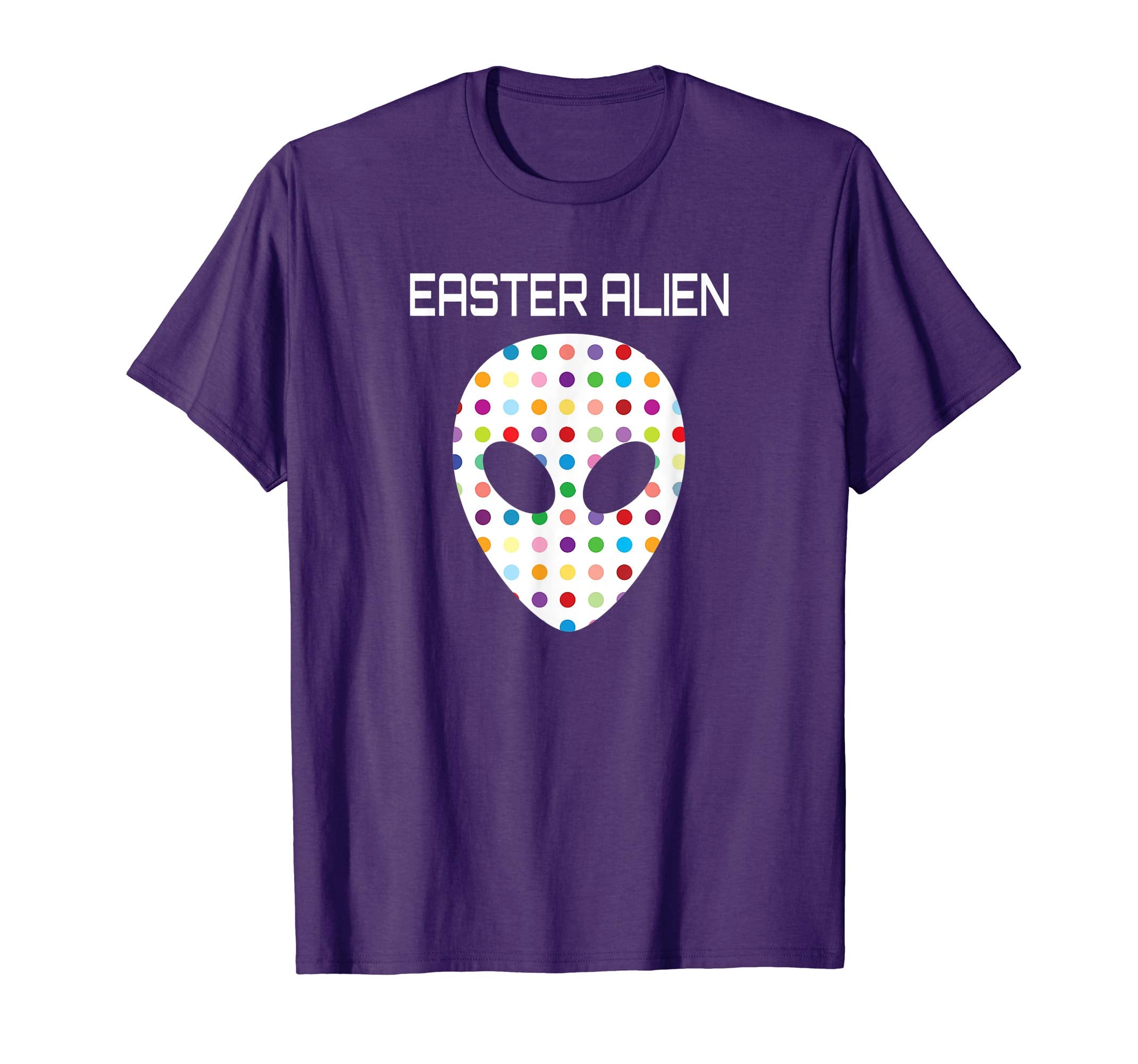 Easter Alien Tshirt Gift Colorful Camouflaged Alien Tee