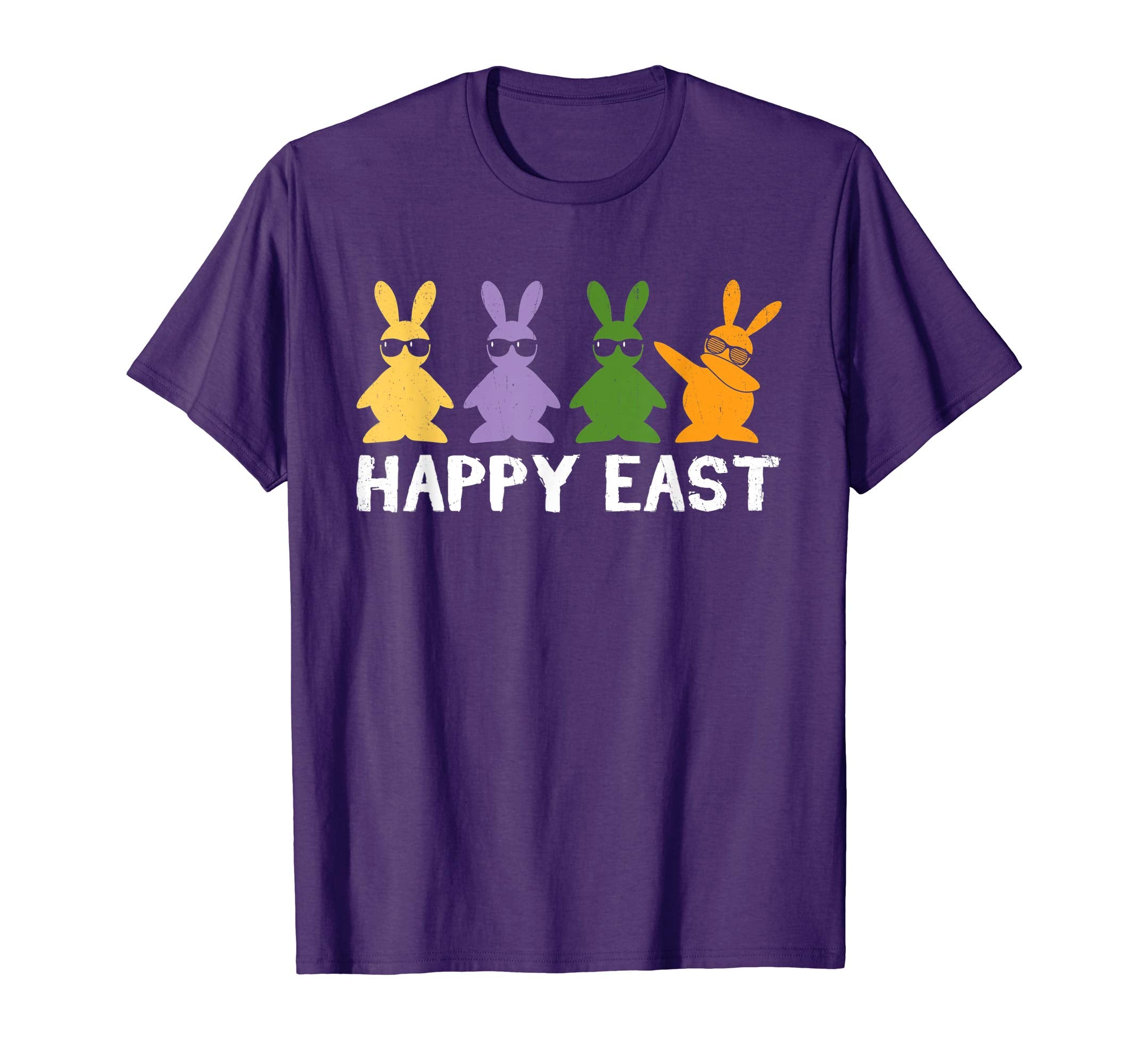 Happy Easter Shirt Colorful Bunny Eggs Gift TShirt