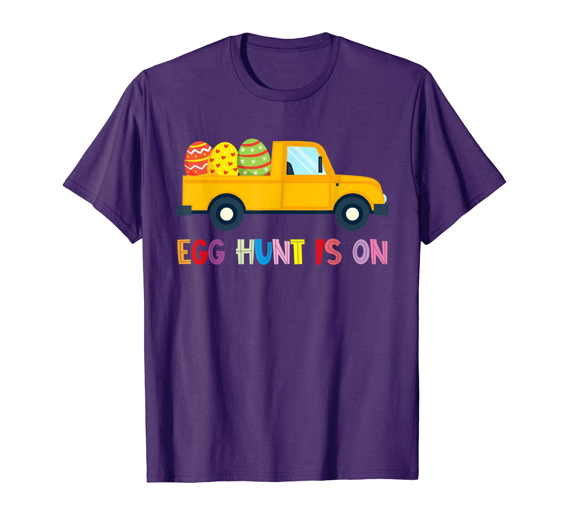 Happy Easter Truck Egg Hunt Is On Kids Boys Girls Shirt Gift