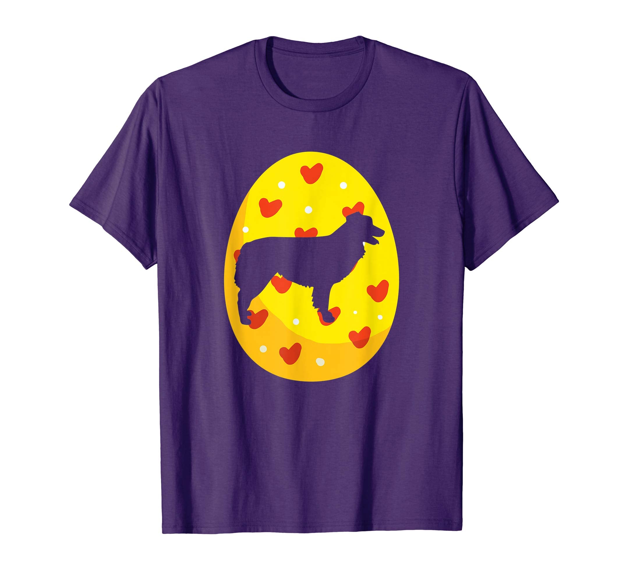 Australian Shepherd Easter Bunny Egg T-Shirt Dog Easter Gift