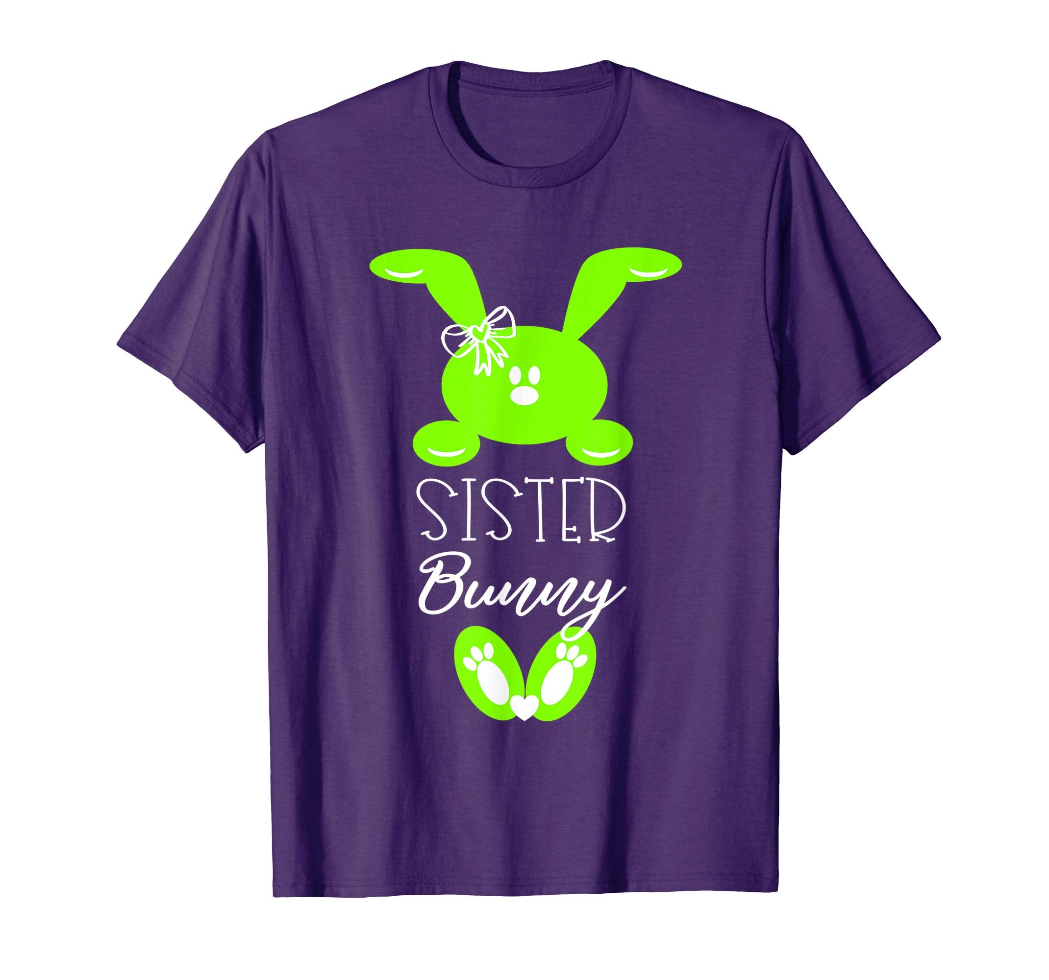 Sister Costume Shirt Easter Bunny Cute Matching Family Gift