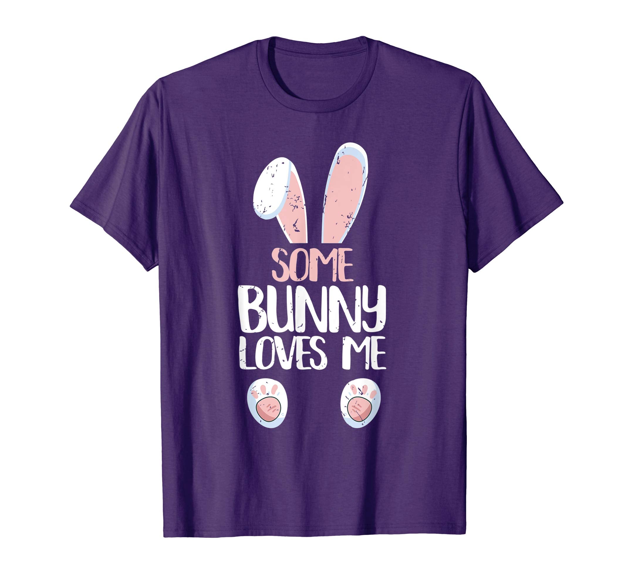 Some Bunny Loves Me Cute Easter Couple Gift T-Shirt