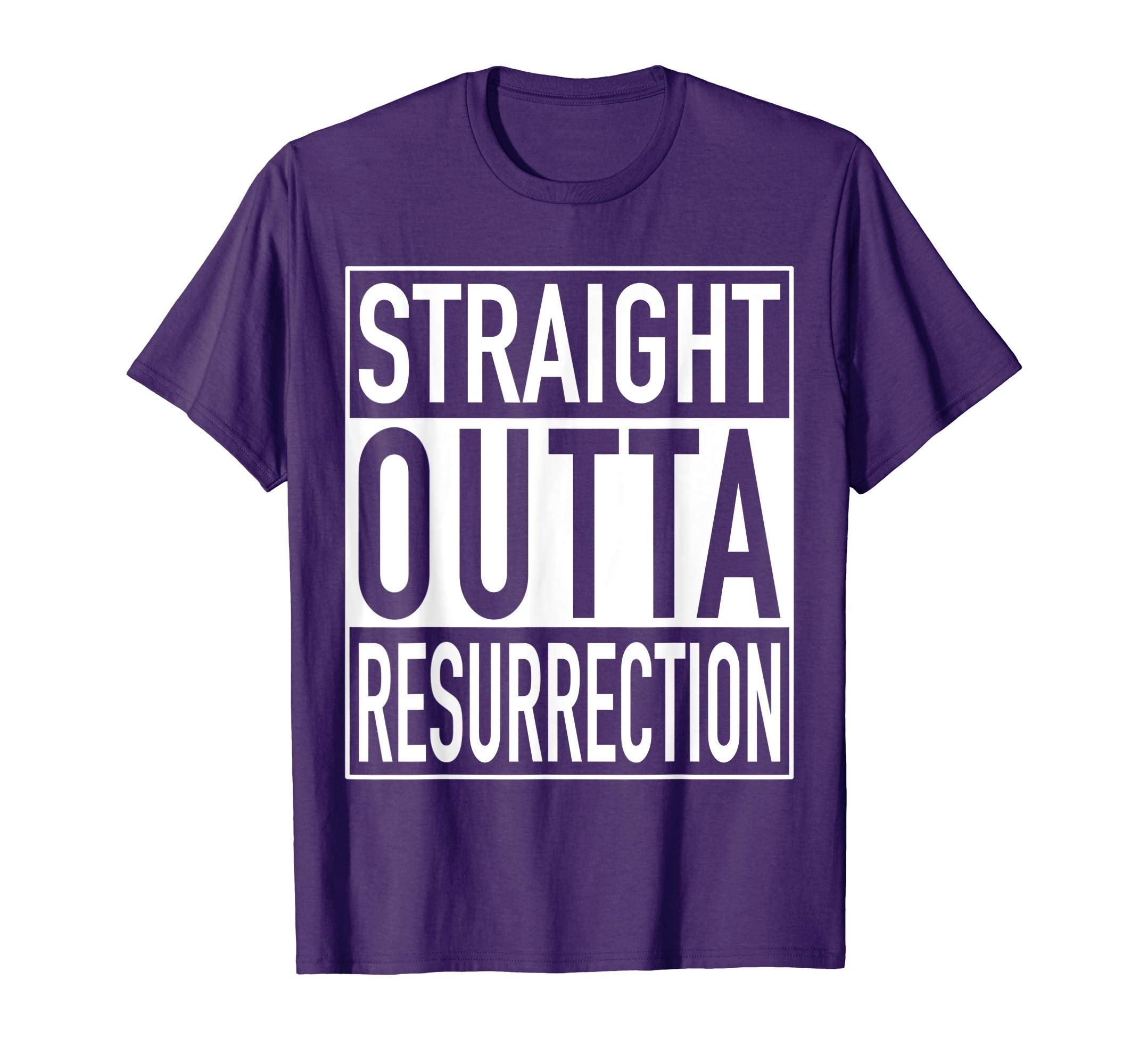 Straight Outta Resurrection Funny Easter Faith Based T-Shirt