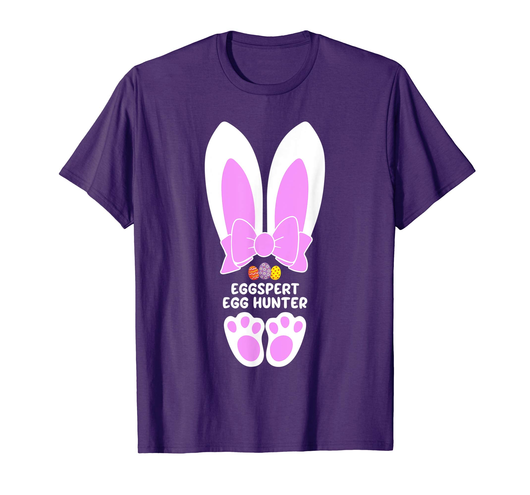 Eggspert Egg Hunter Happy Easter Kids Boys Girls T Shirt