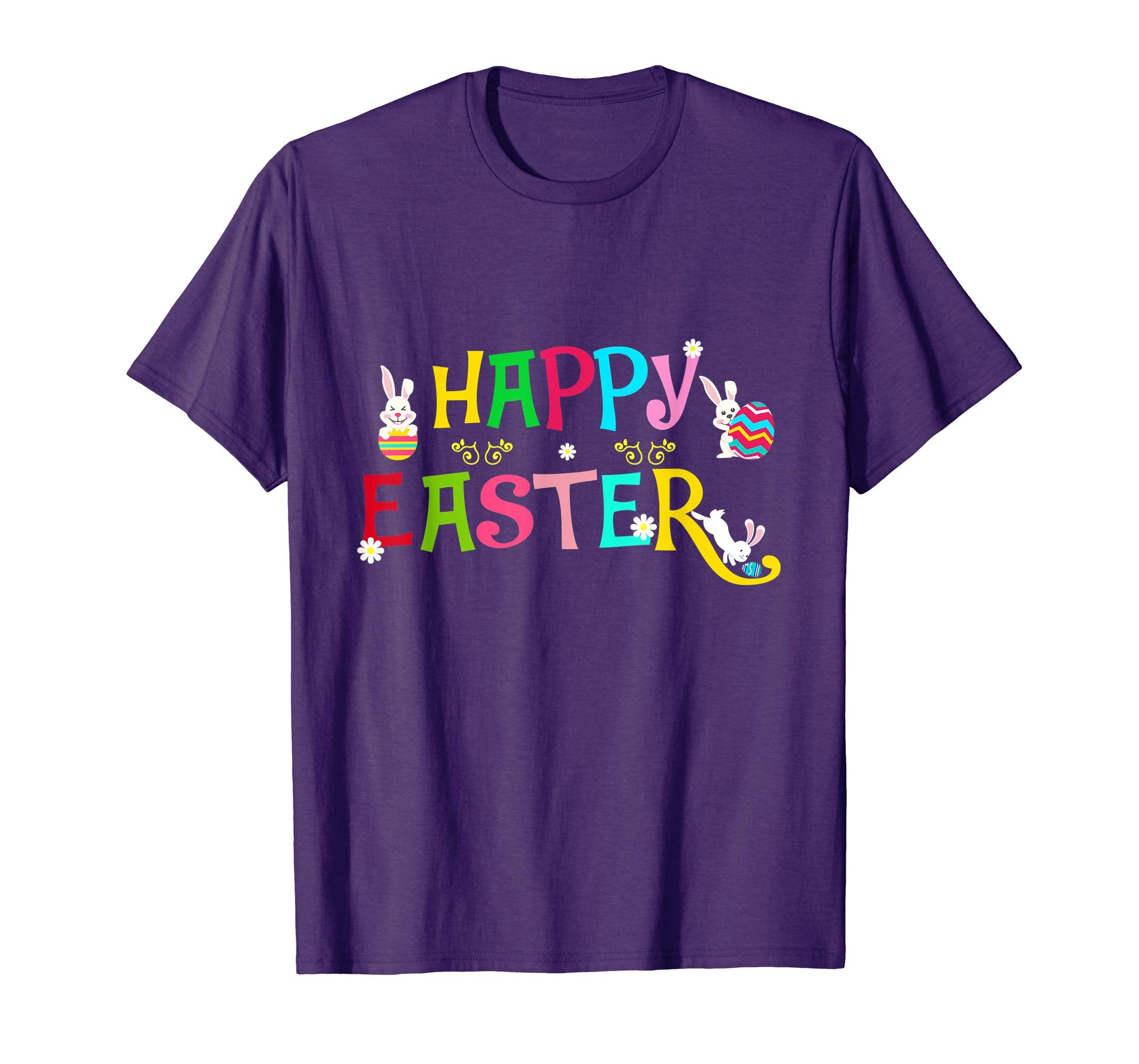 Happy Easter T-Shirt Funny Easter Eggs Novelty Shirt Gift