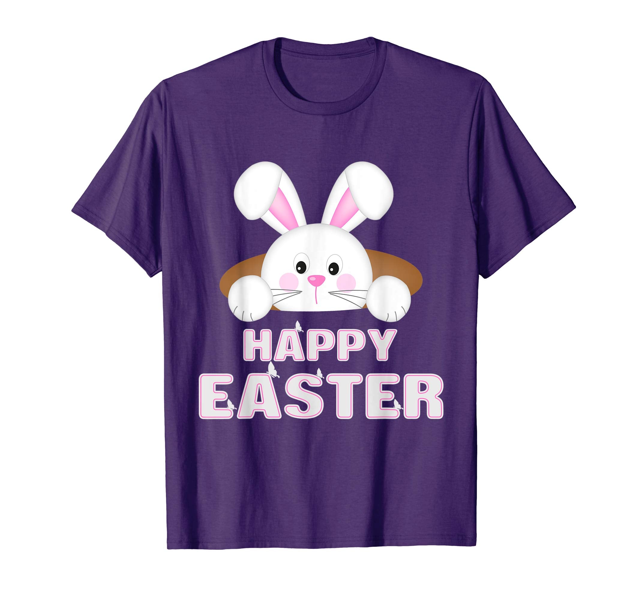 Happy Easter Shirt Bunny in Rabbit Hole Easter Gift