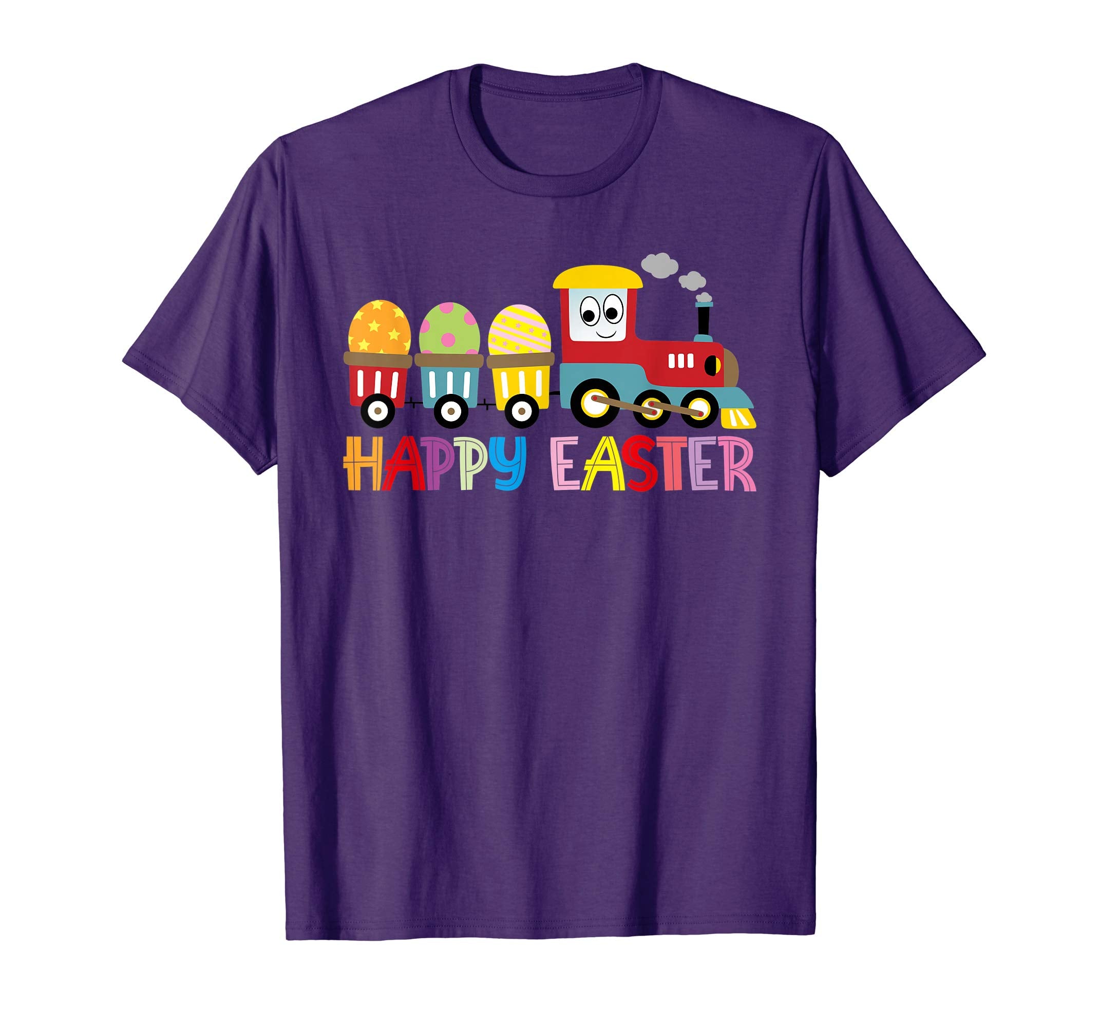 Happy Easter Train Egg Hunt Kid Boys Girls Outfit Gift Shirt