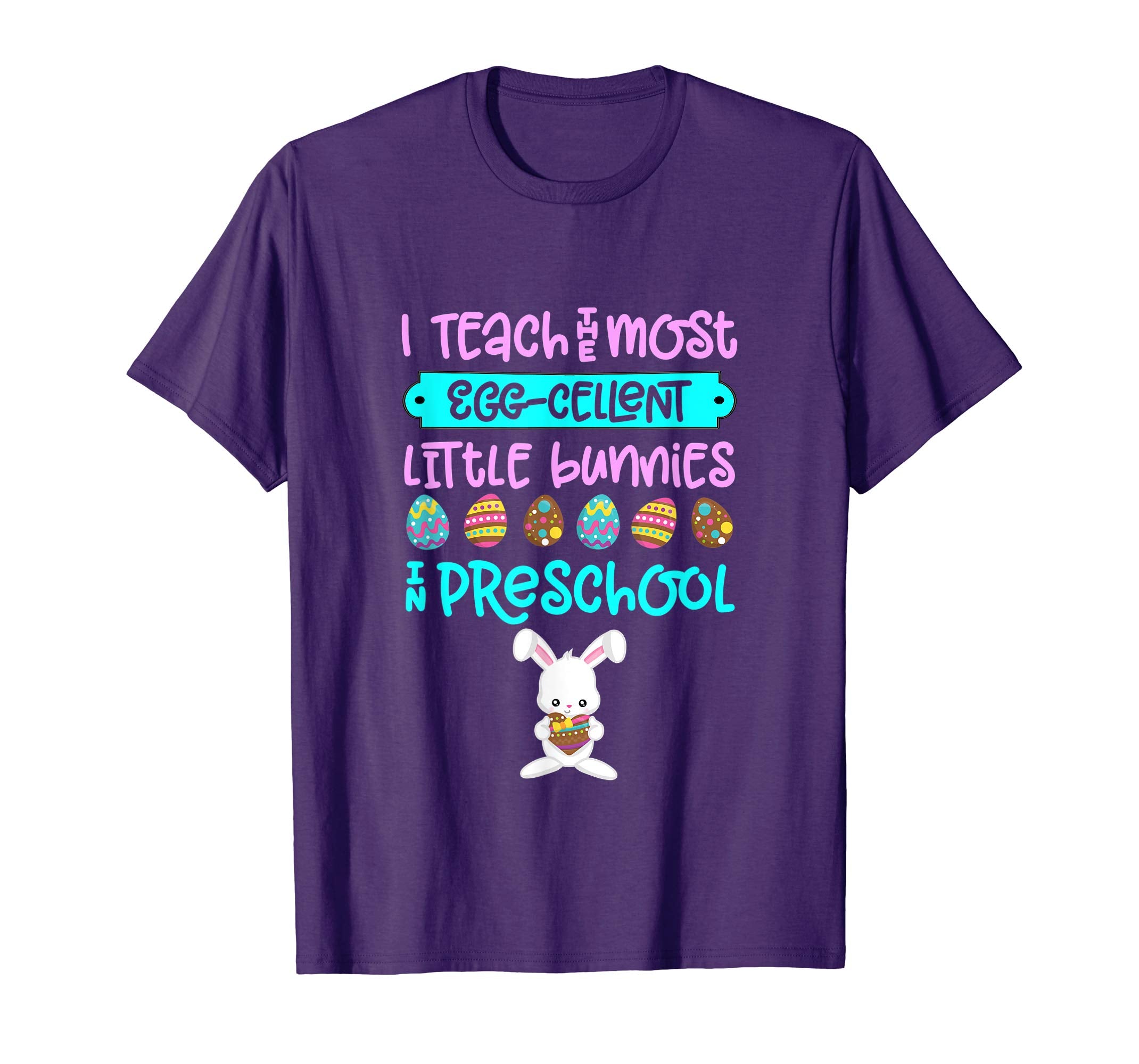 Easter Shirt Teacher Gift Teach Bunny Preschool Pre-K Tshirt