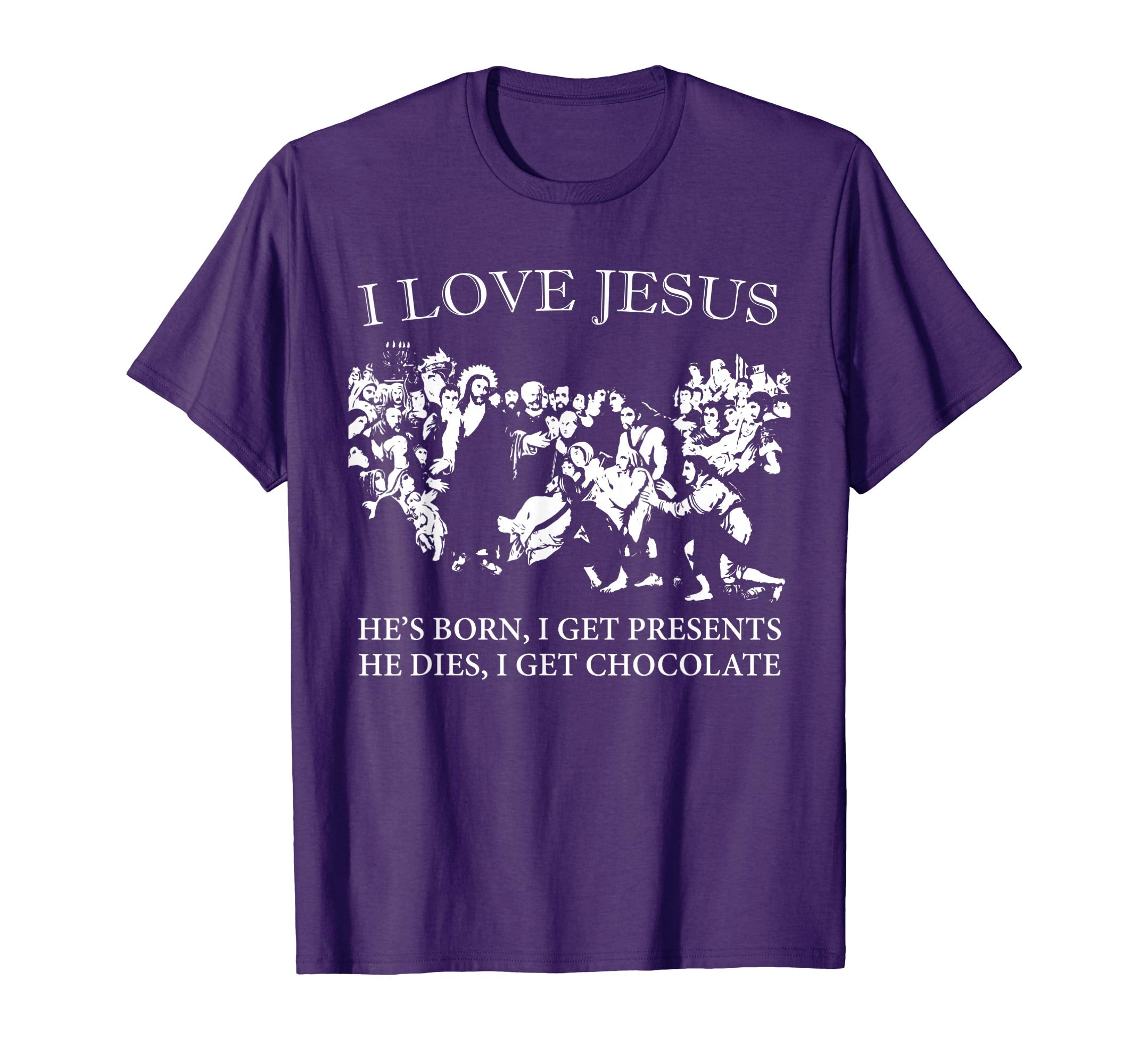 I Love Jesus Atheist T Shirt Presents &amp; Easter Chocolates