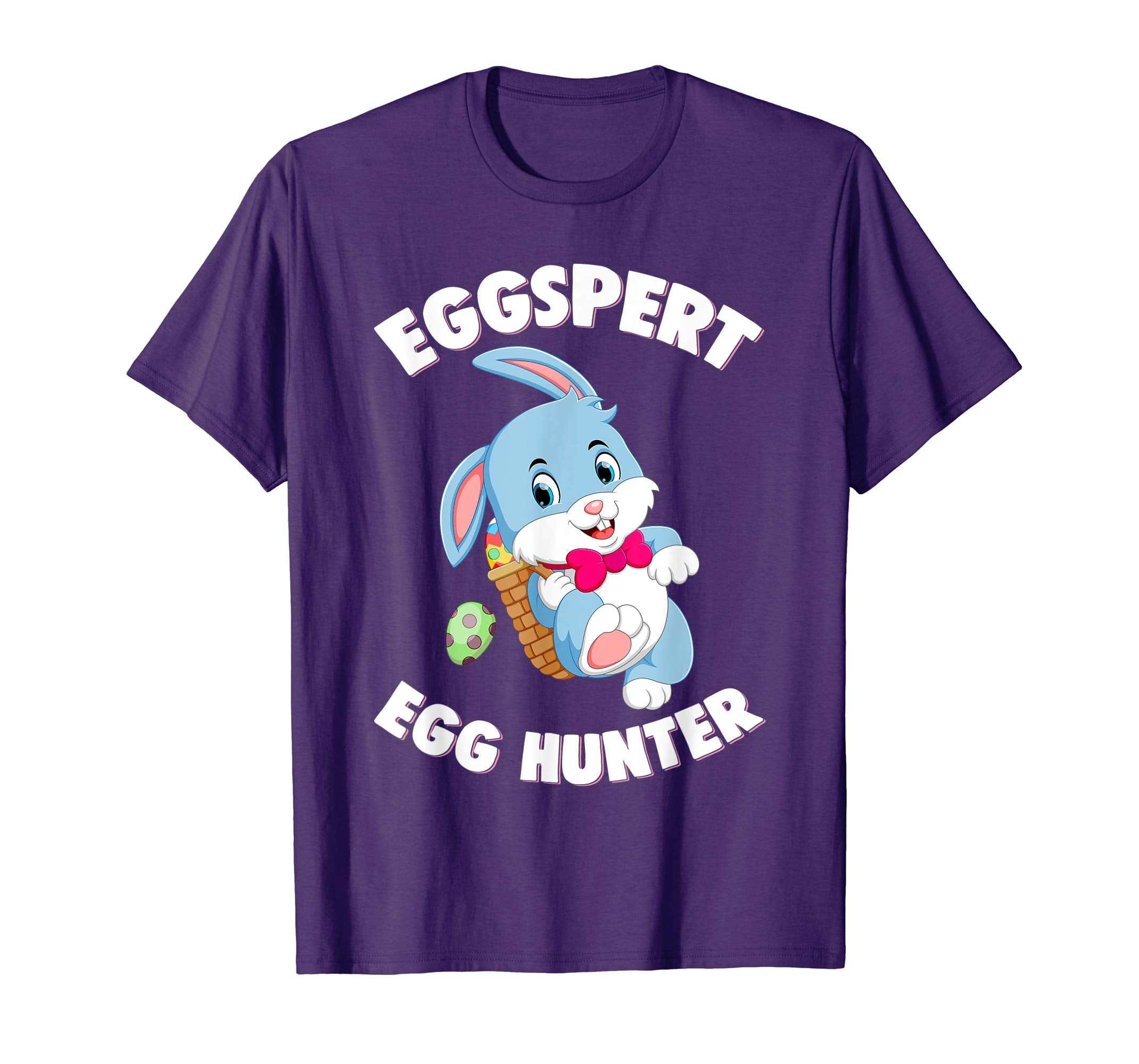 Eggspert Egg Hunter Happy Easter Kids Boys Girls T Shirt