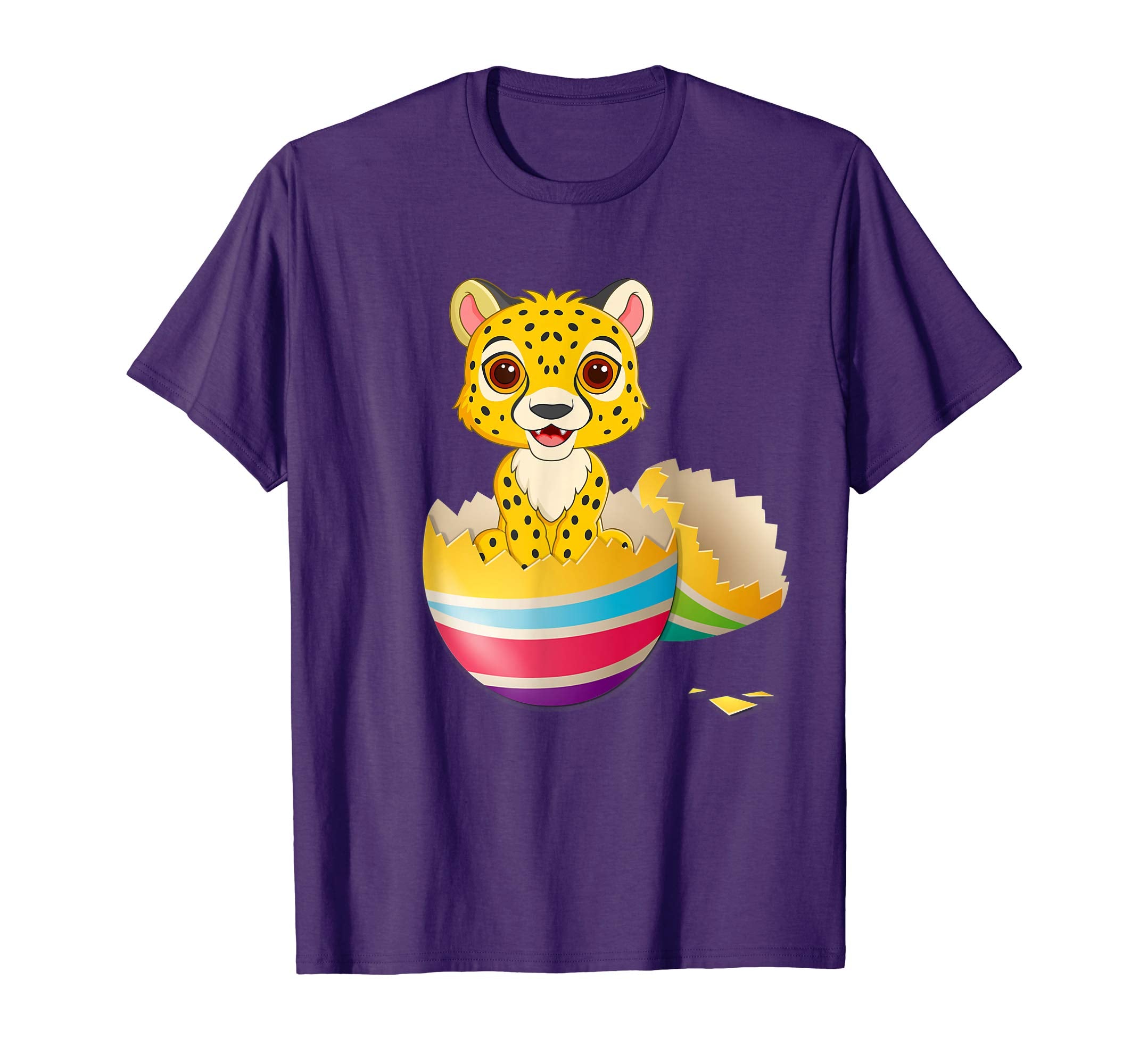 Baby Cheetah Hatching From Easter Egg Easter Day Shirt