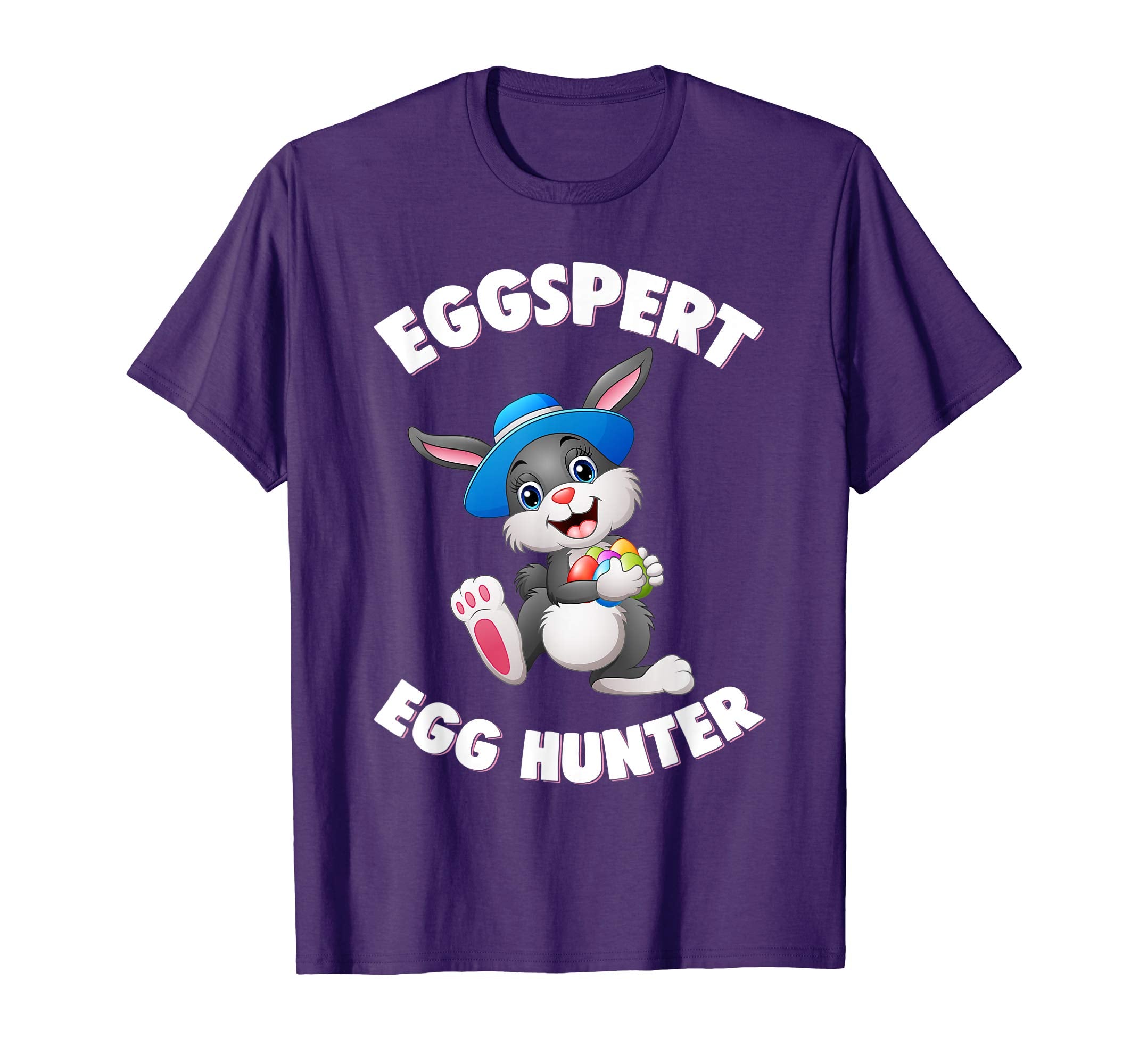 Eggspert Egg Hunter Happy Easter Kids Boys Girls T Shirt