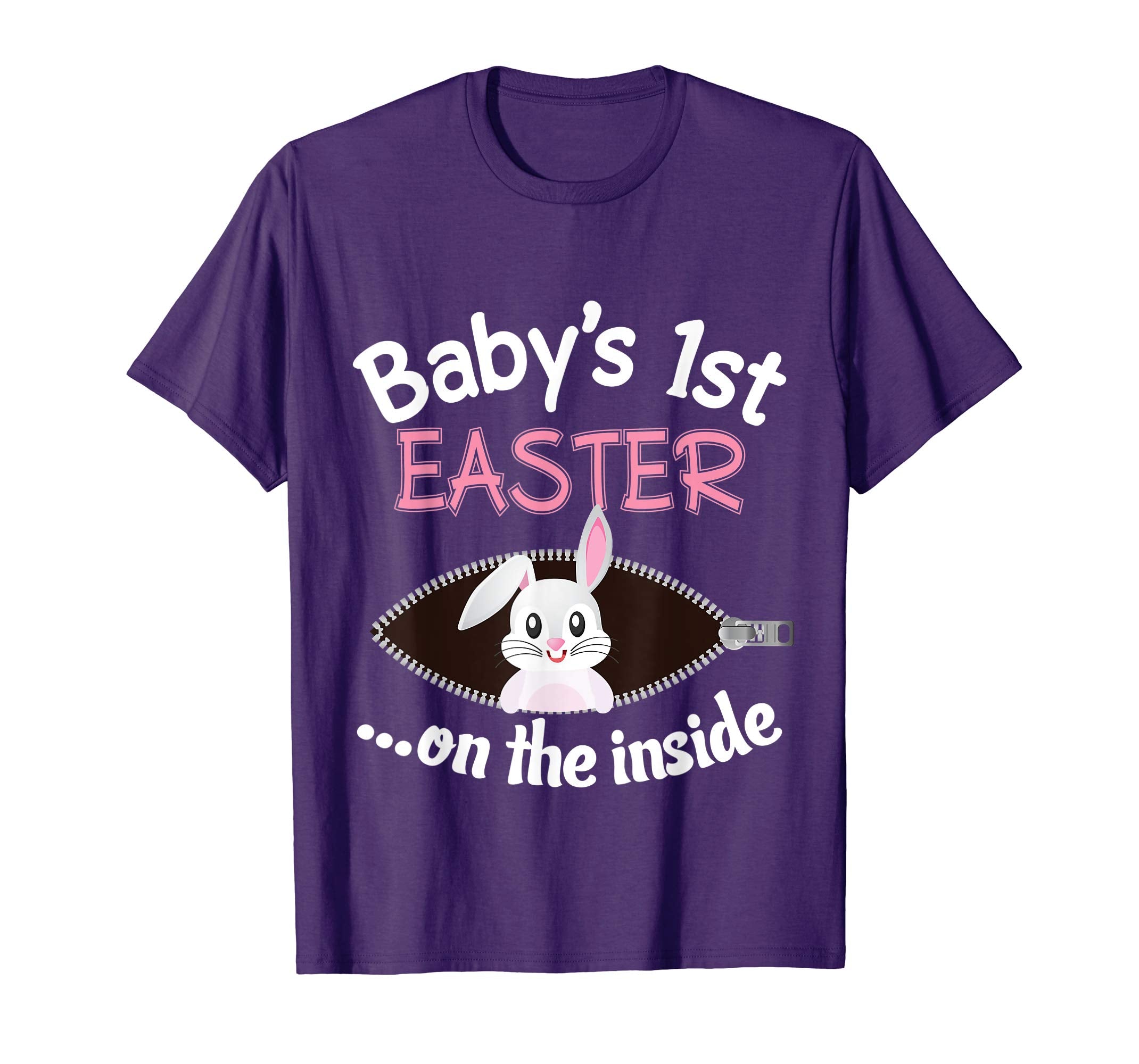 Baby 1st Easter On The Inside T-Shirt Pregnancy Announcement