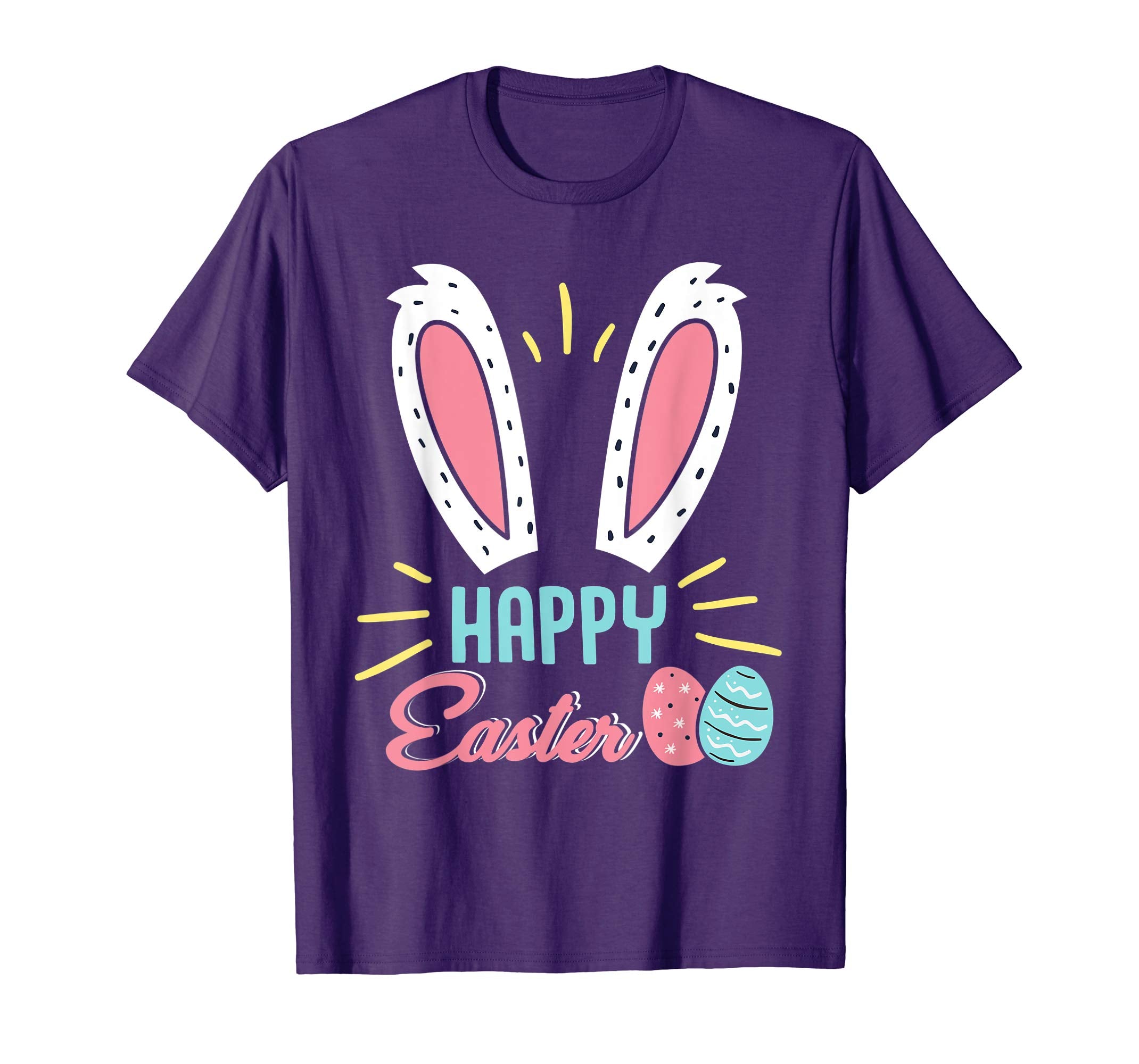 Happy Easter Shirt Colorful Eggs