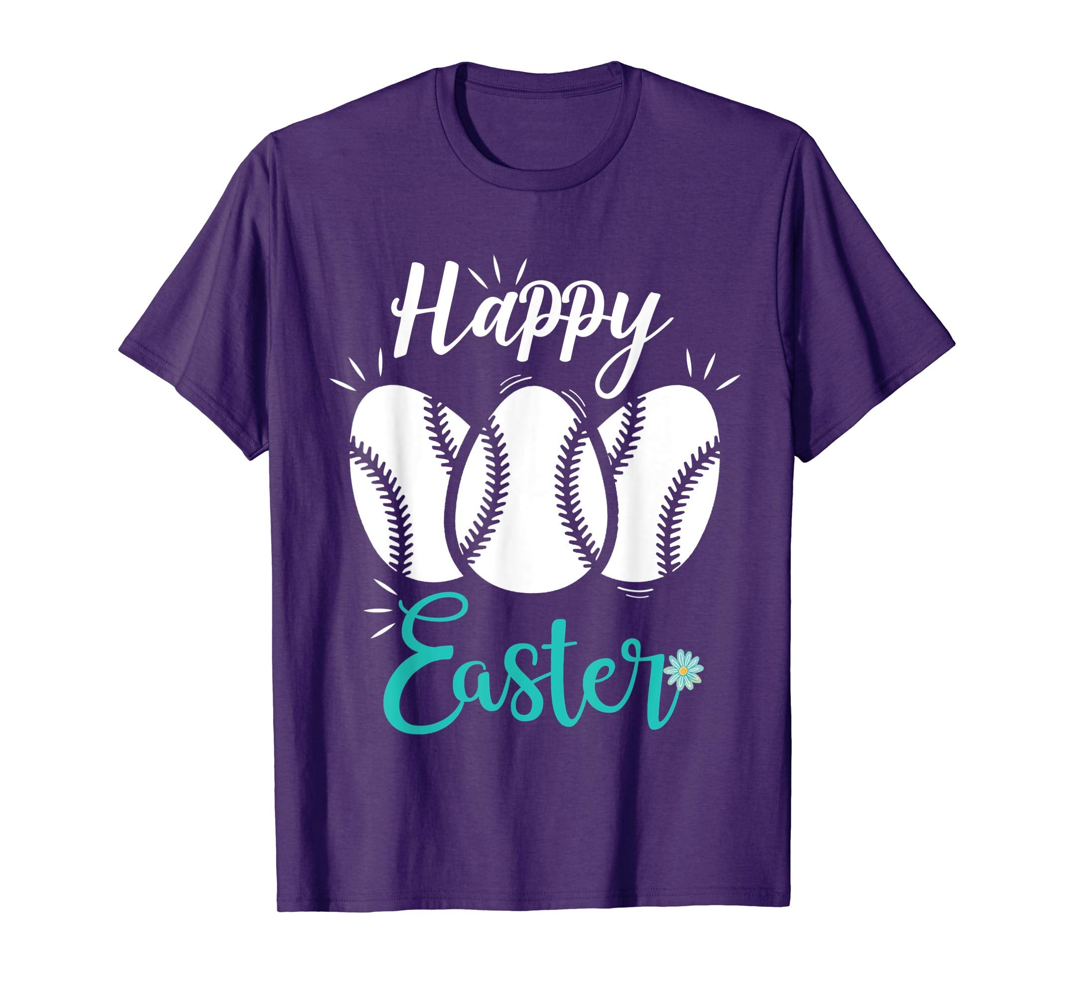 Easter baseball eggs Funny T-shirt for boy girl men women