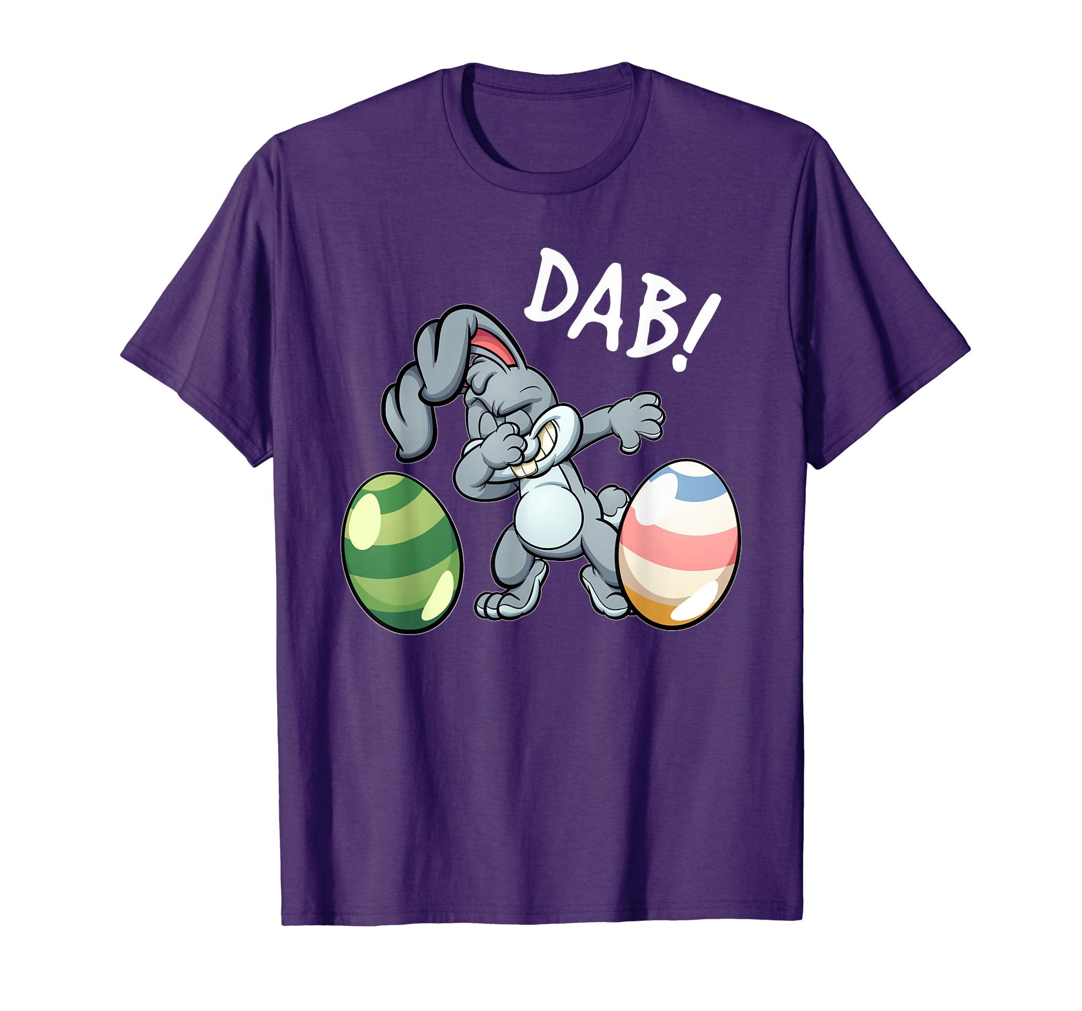 Easter Shirt For Kids Boys Girls Dabbing Easter Bunny Gift