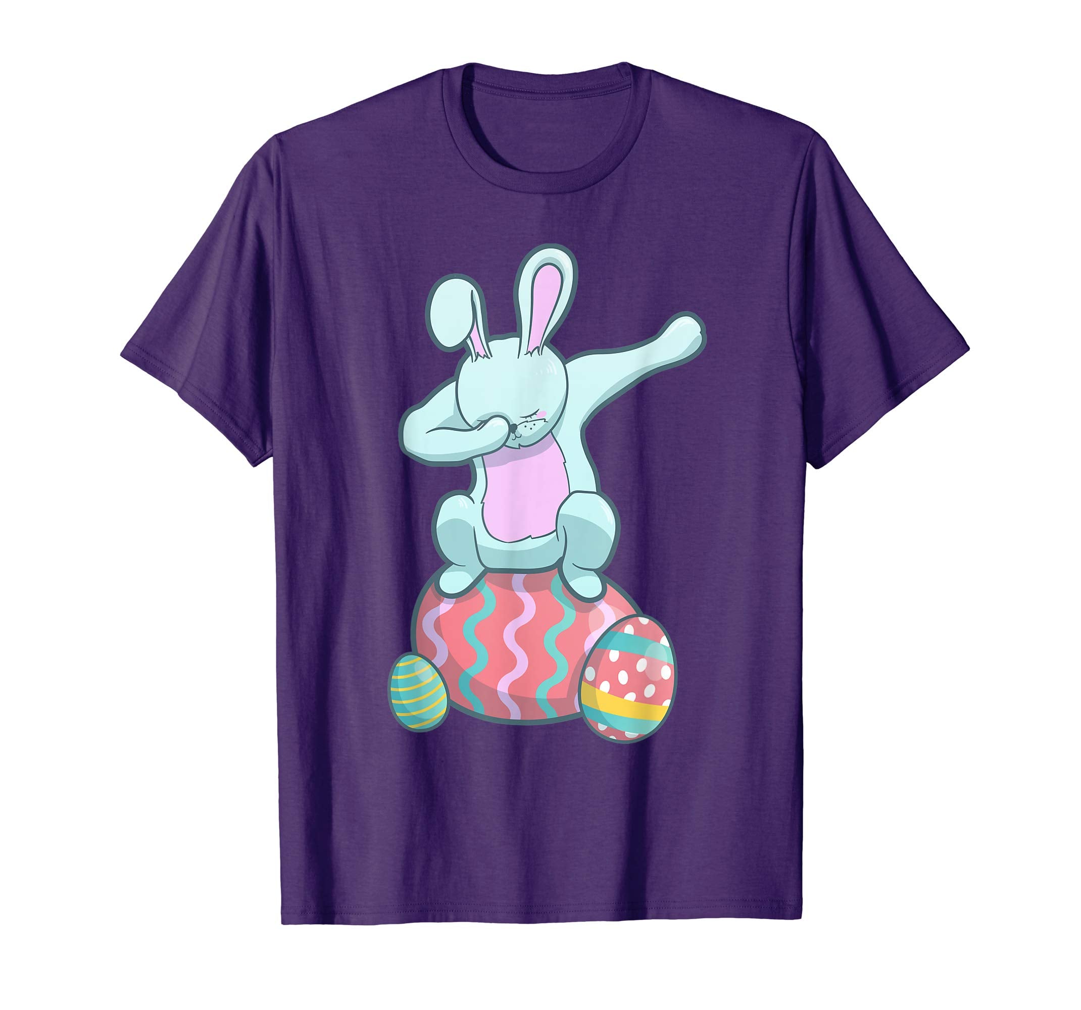 Dabbing Easter Bunny Eggs Gift T Shirt boys girls kids