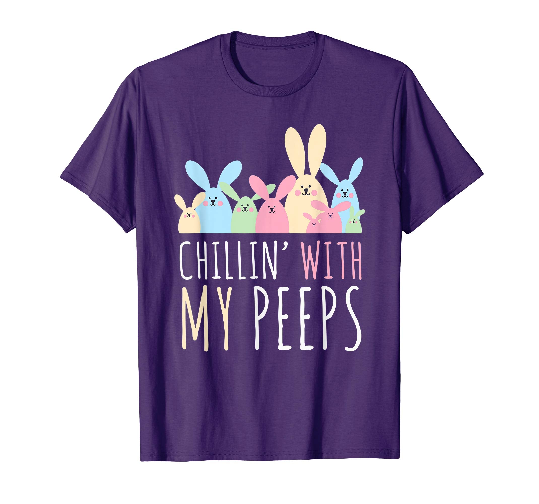 Chillin With My Peeps TShirt Easter Bunny Candy Shirt