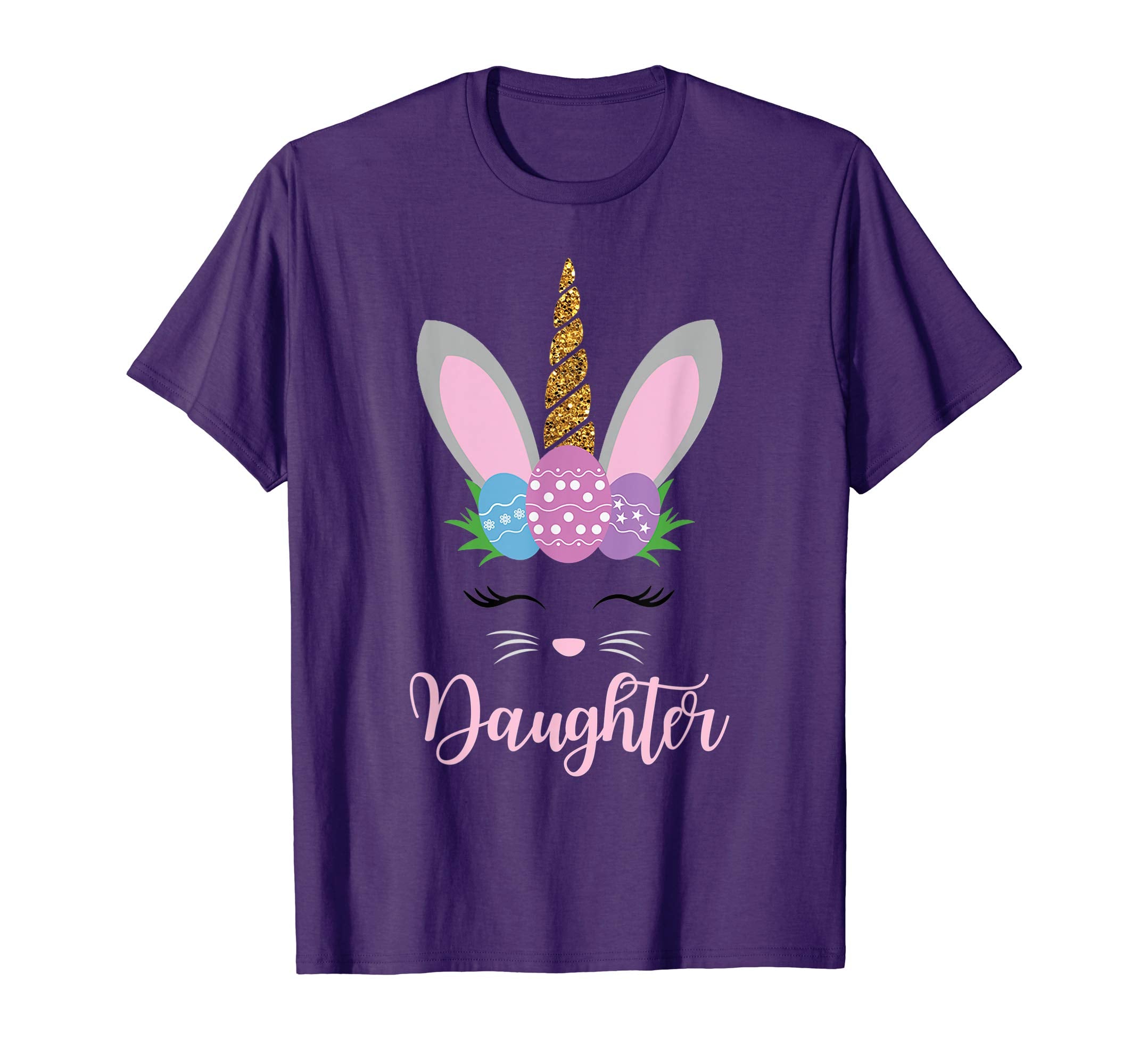 Daughter Easter Bunny Unicorn Funny Shirt Cute Bunnies Gift