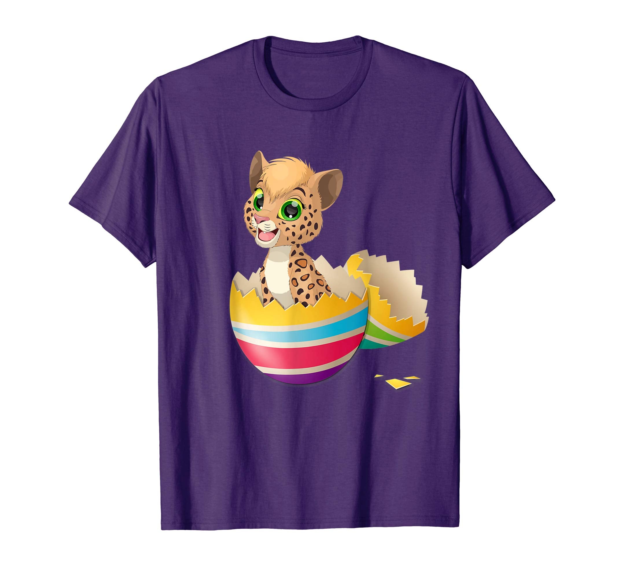 Baby Leopard Hatching From Easter Egg Easter Day Shirt