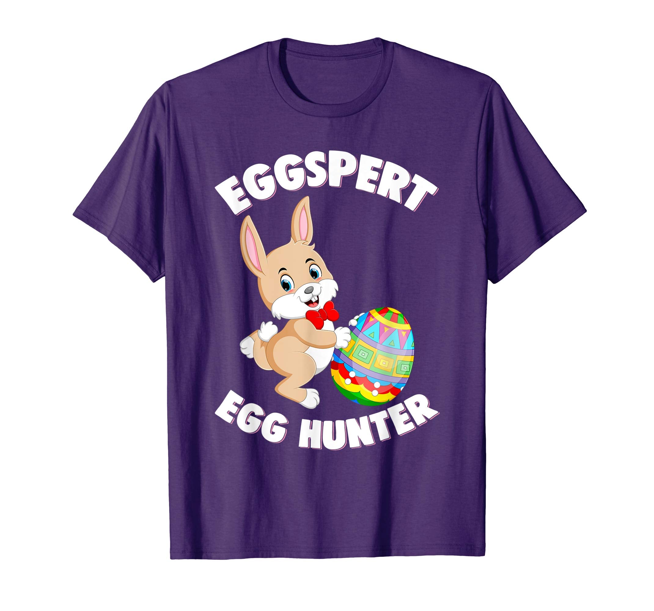 Eggspert Egg Hunter Happy Easter Kids Boys Girls T Shirt