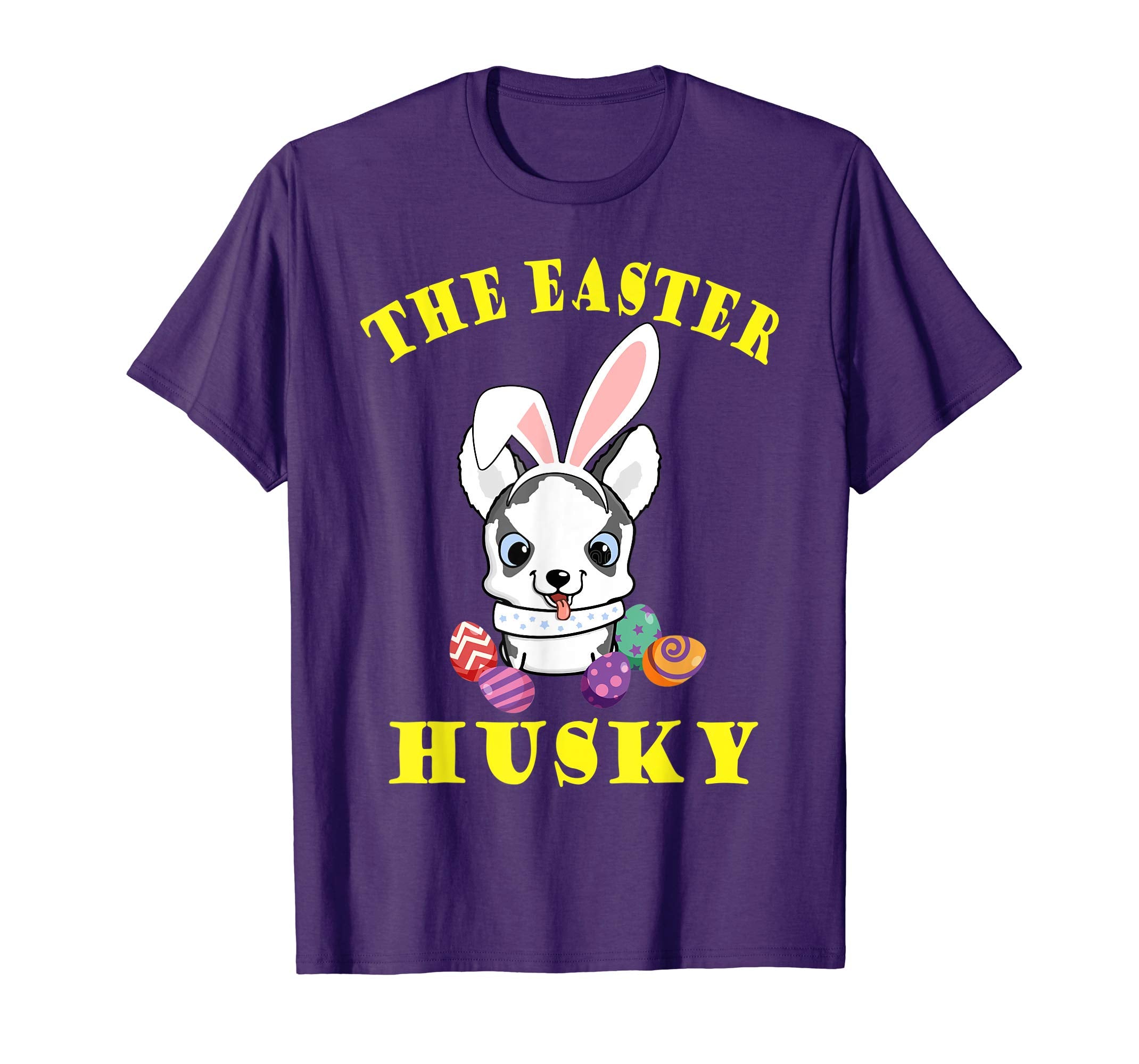 Husky Bunny Playing Easter Egg Shirt The Easter Husky Dog