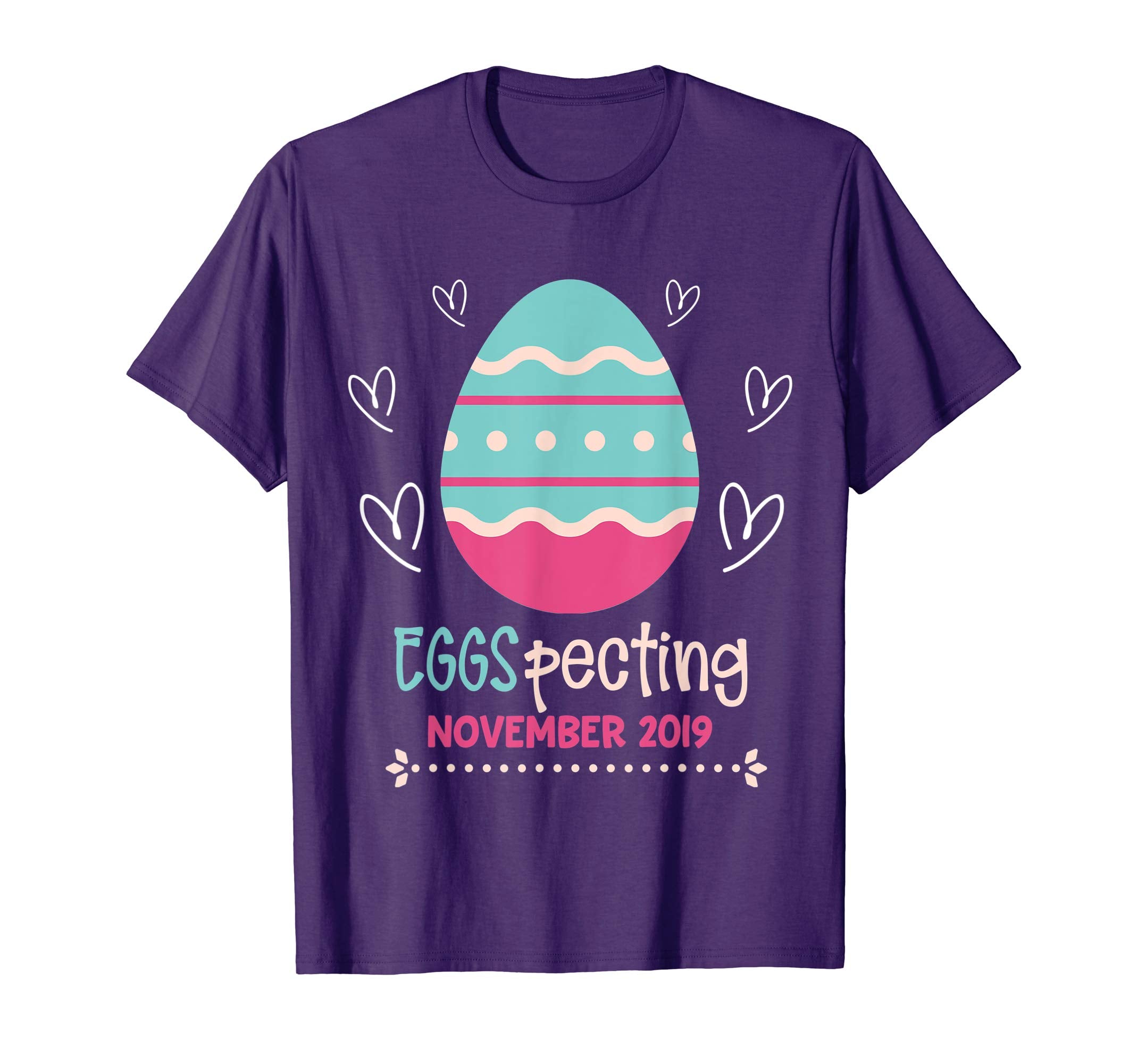 Easter Pregnancy Announcement T Shirt Eggspecting Nov 2019