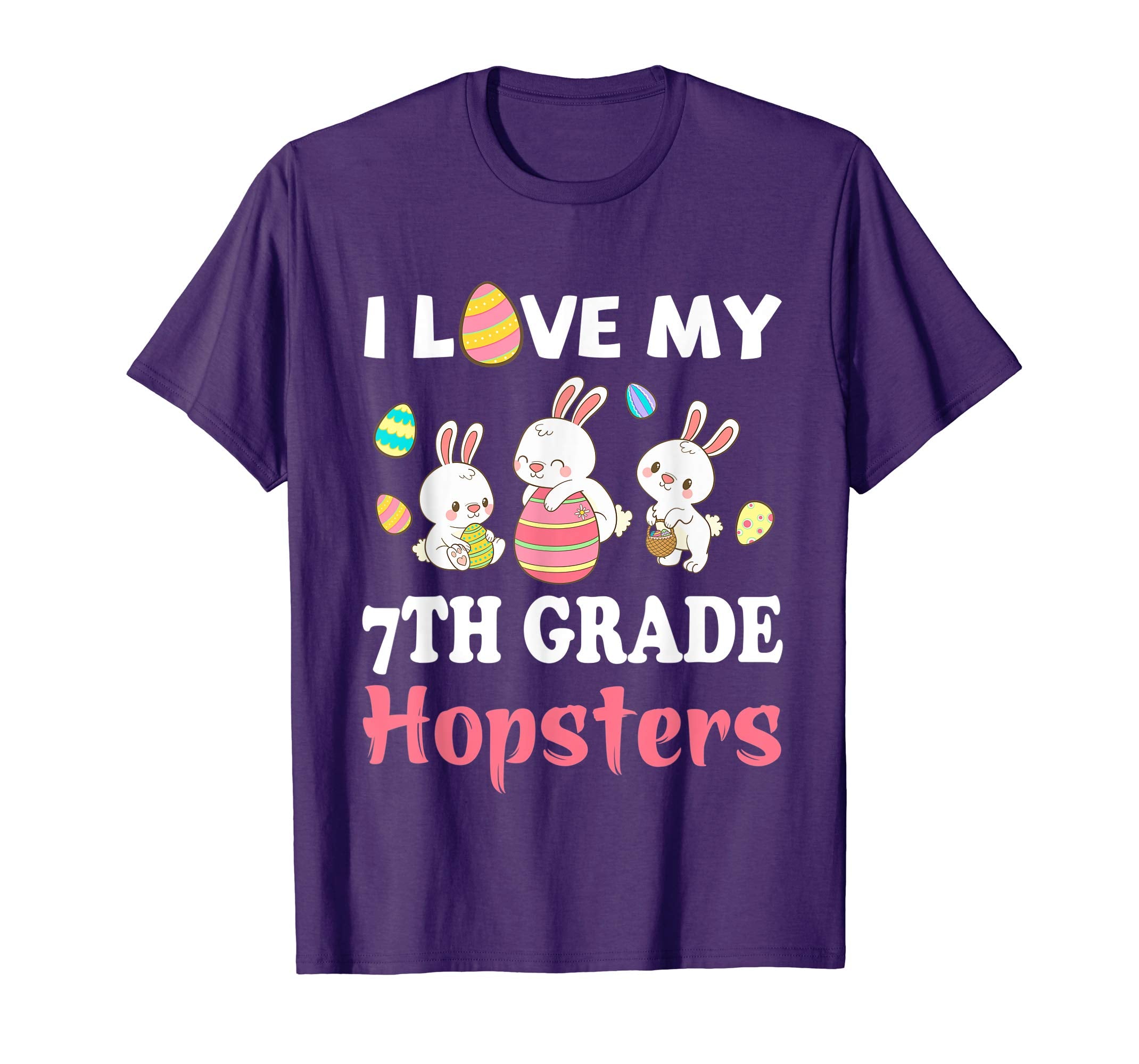 Easter 7th Grade Teacher T-Shirt Gift Easter Day Shirts