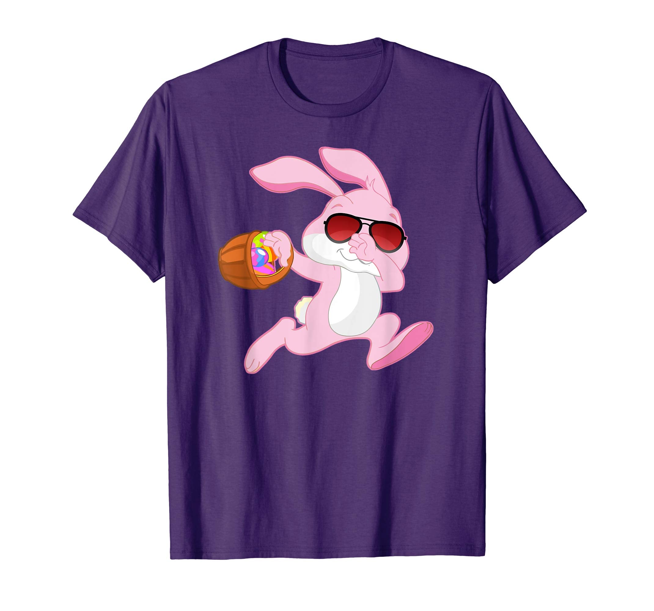 Easter Pink Rabbit Shirt, Sunglasses On Bunny Tee Gift