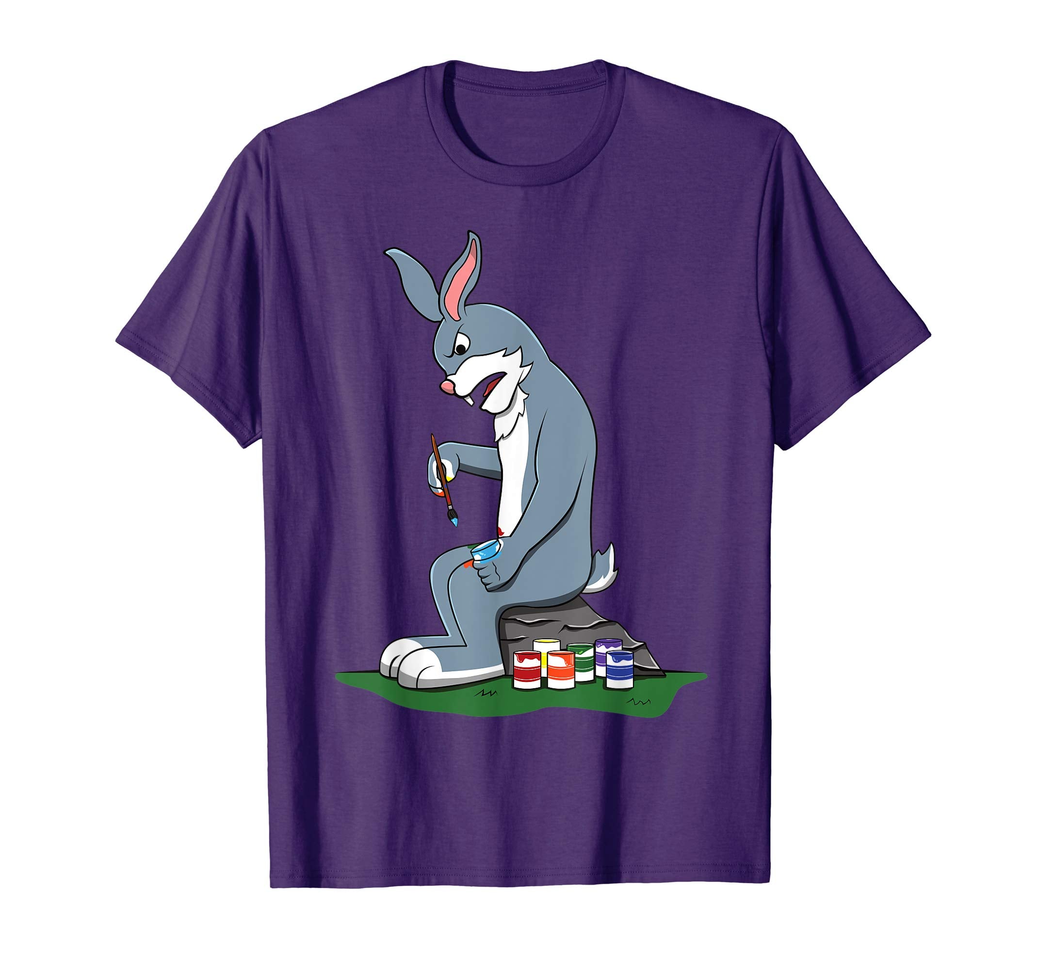 Funny Easter Bunny Shirt Rabbit Pun Cute Colored Eggs Quote