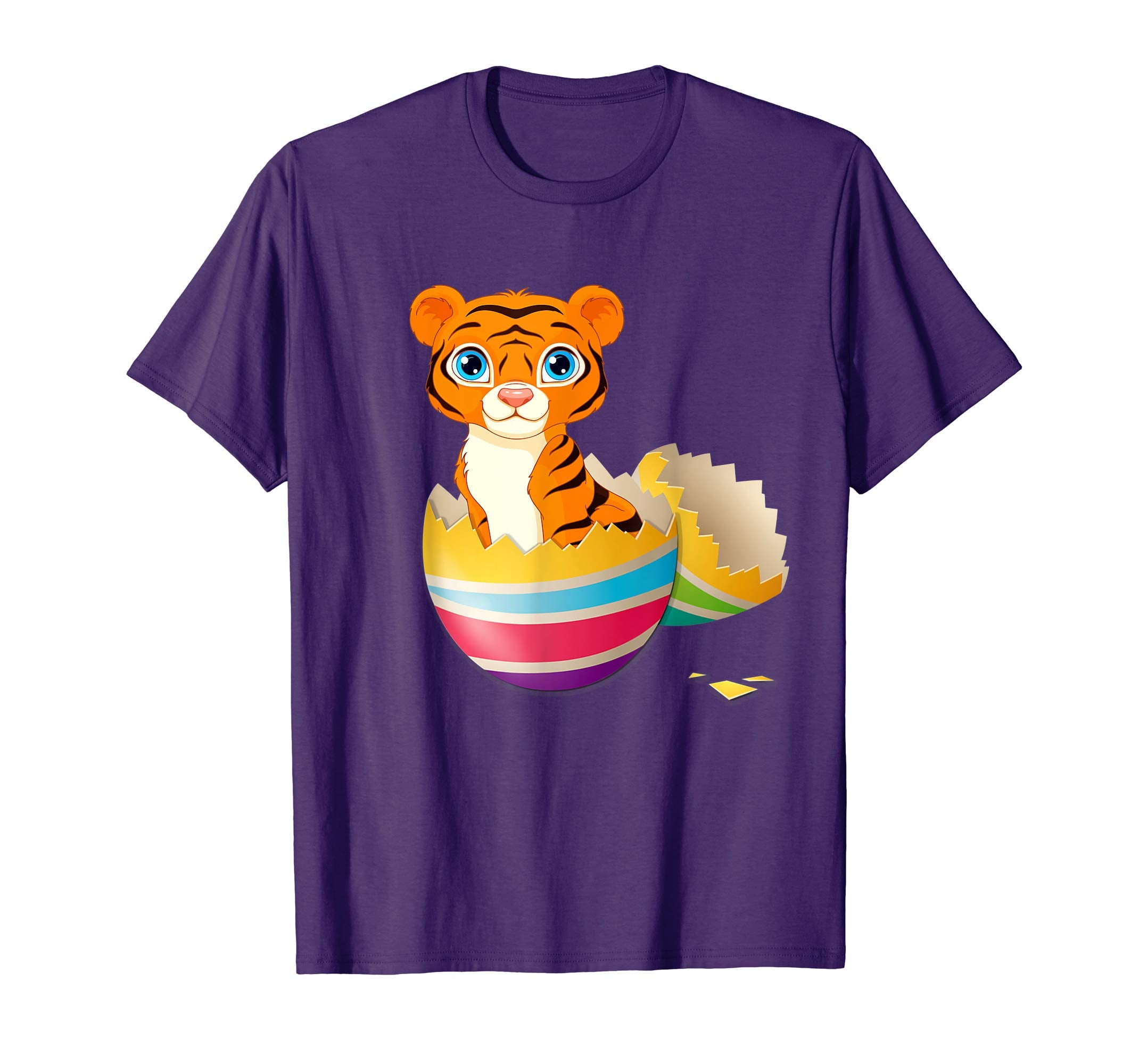 Baby Tiger Hatching From Easter Egg Easter Day Shirt