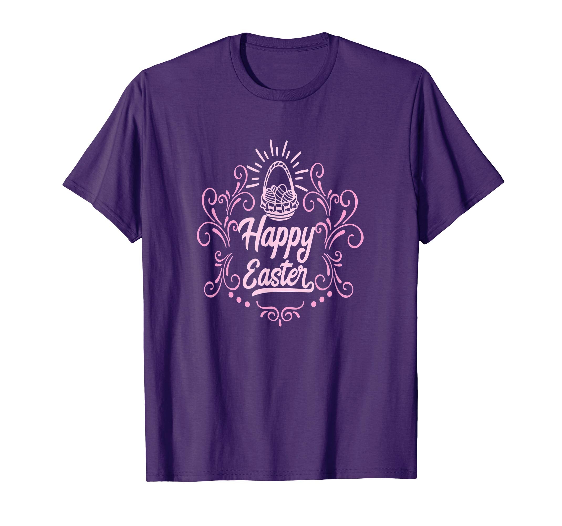Happy Easter Basket with Eggs T-Shirt