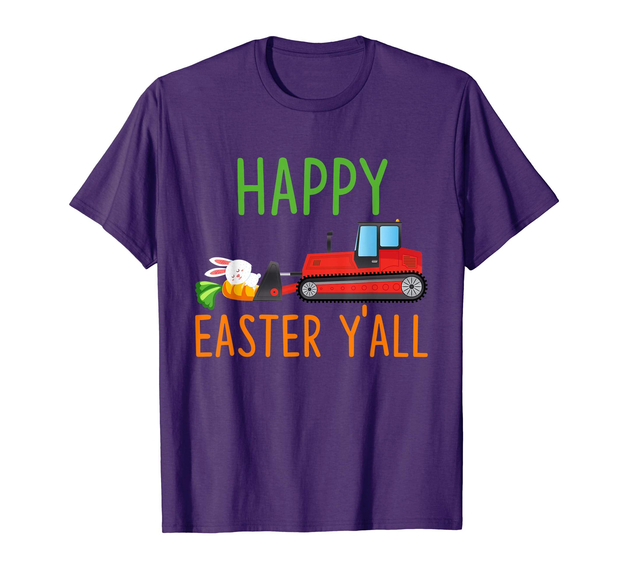 Bulldozer Happy-Easter-Y'all T-shirt Hunting-Season-Egg