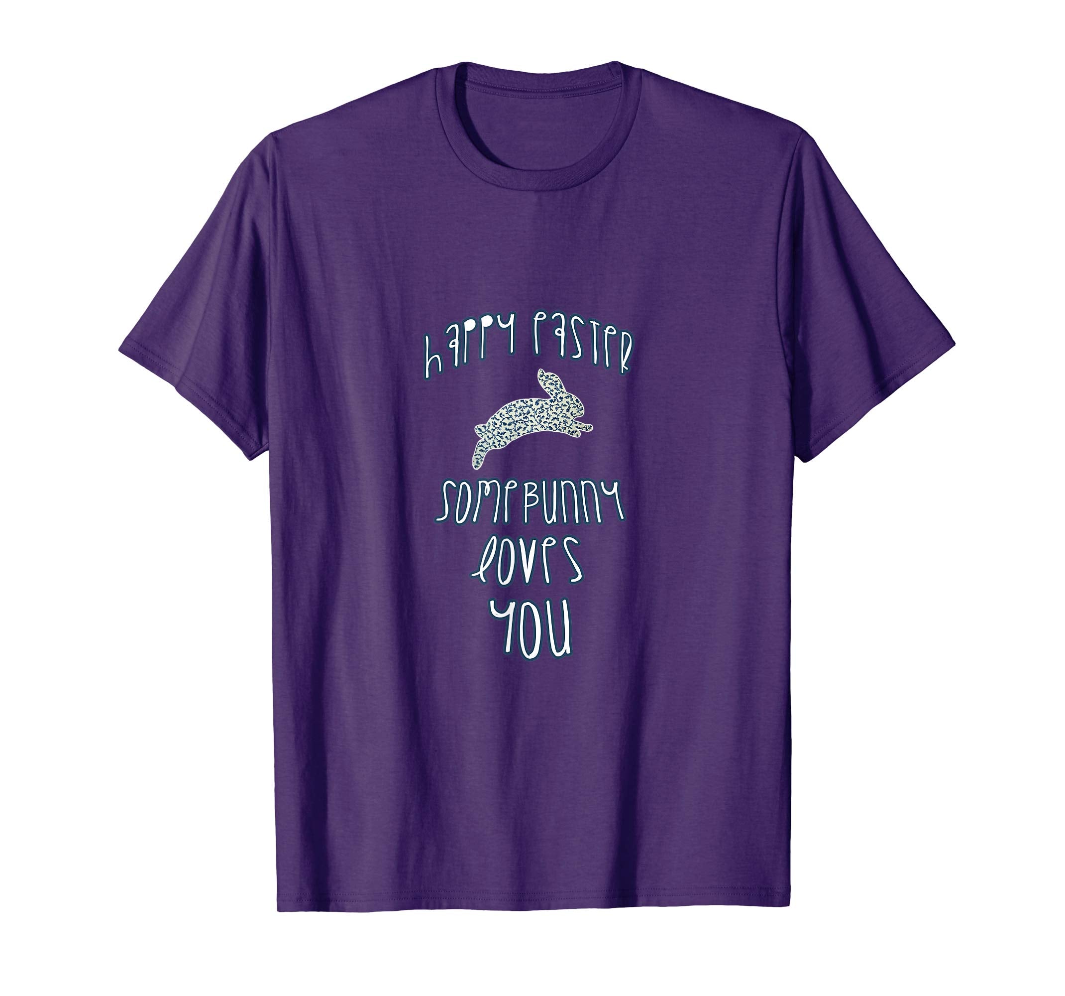 Vintage Style Happy Easter Somebunny Loves You T Shirt