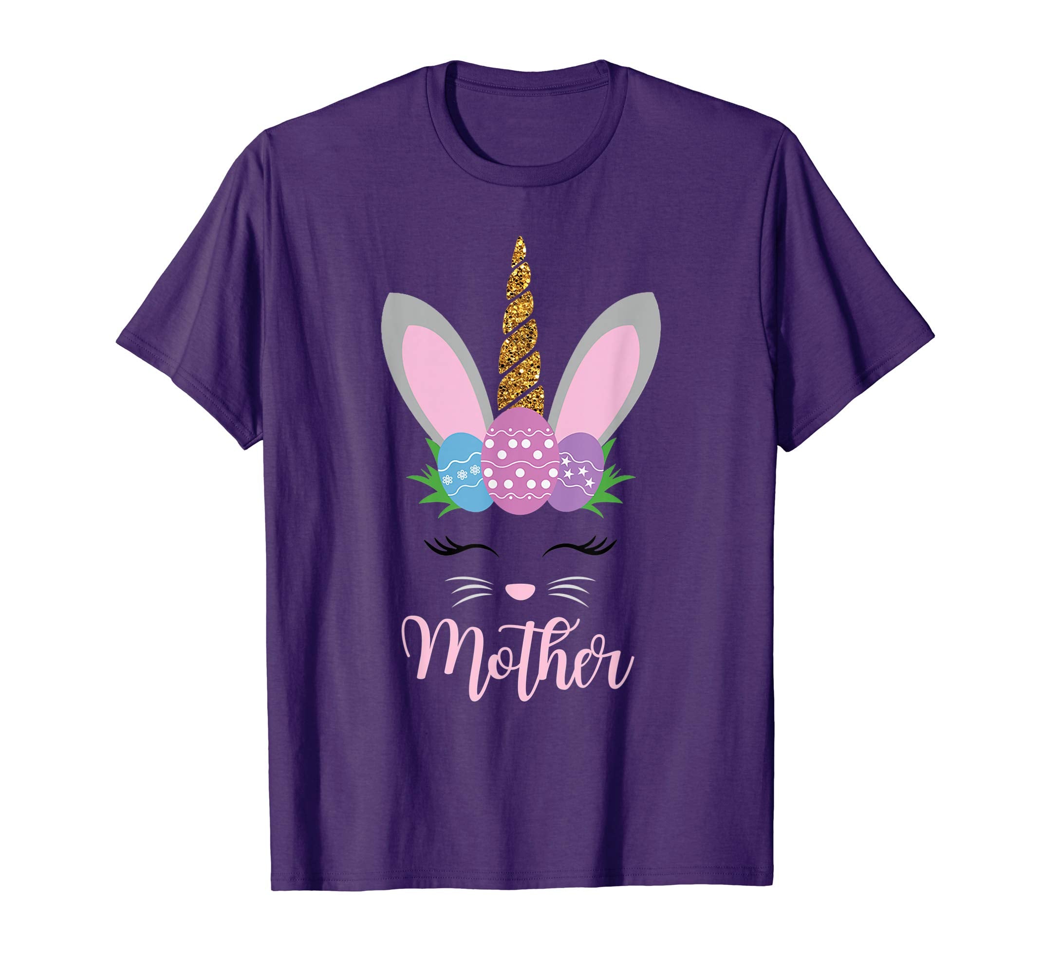 Mother Easter Bunny Unicorn Funny T-Shirt Cute Bunnies Gift